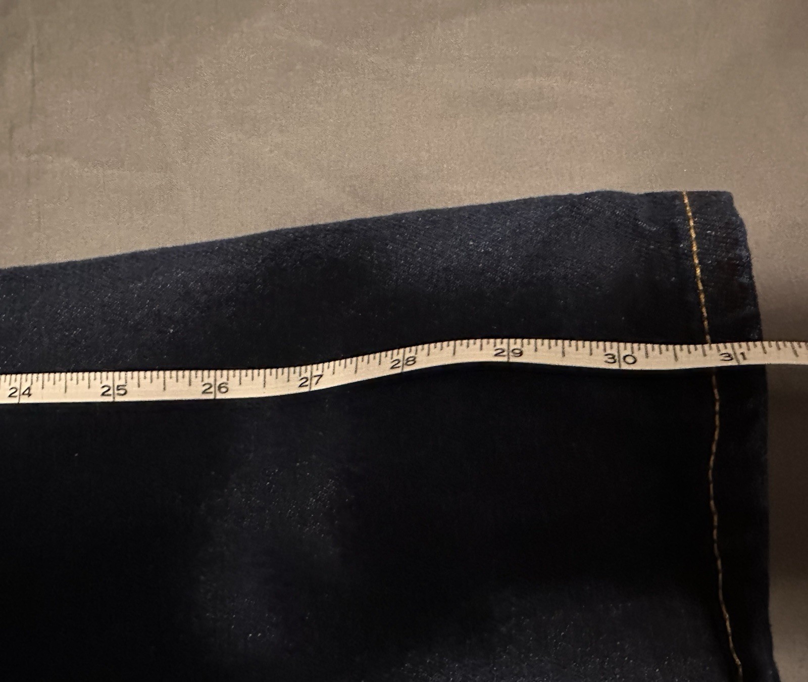 Corteiz Frayed Denim Baggy Jeans ‘Indigo