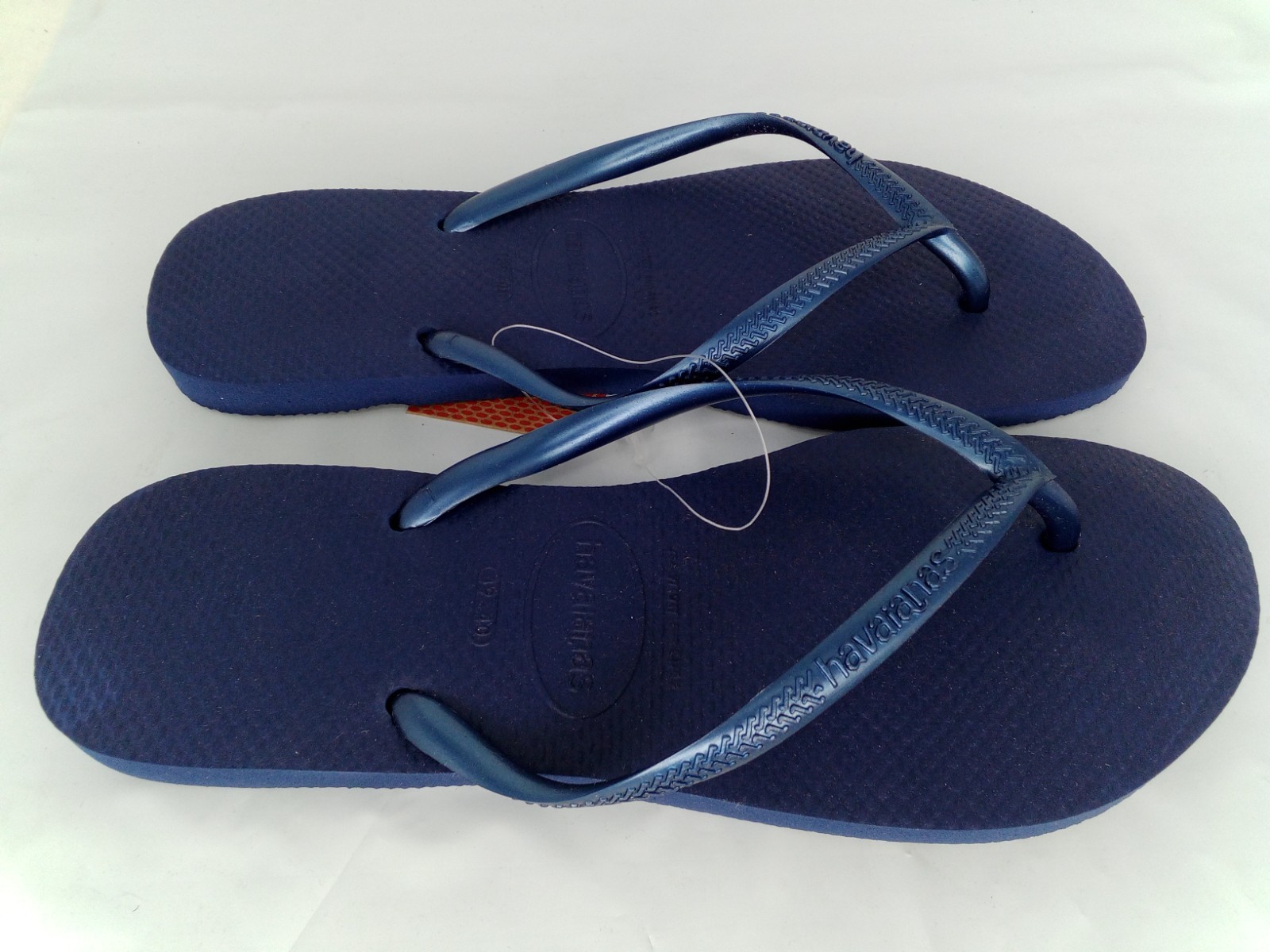 Havaianas Women’s Slim Ballet Rubber Flip Flops, Blue, Size 41/42 EUR /9/10 US