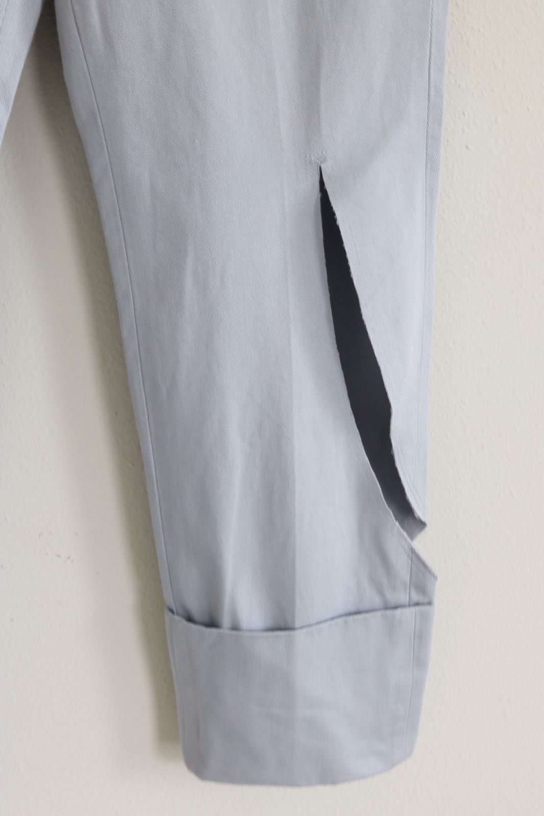 Comme Des Garcons Homme Plus Pants Spring Summer 2016 Runway Cutout Slashed Calf