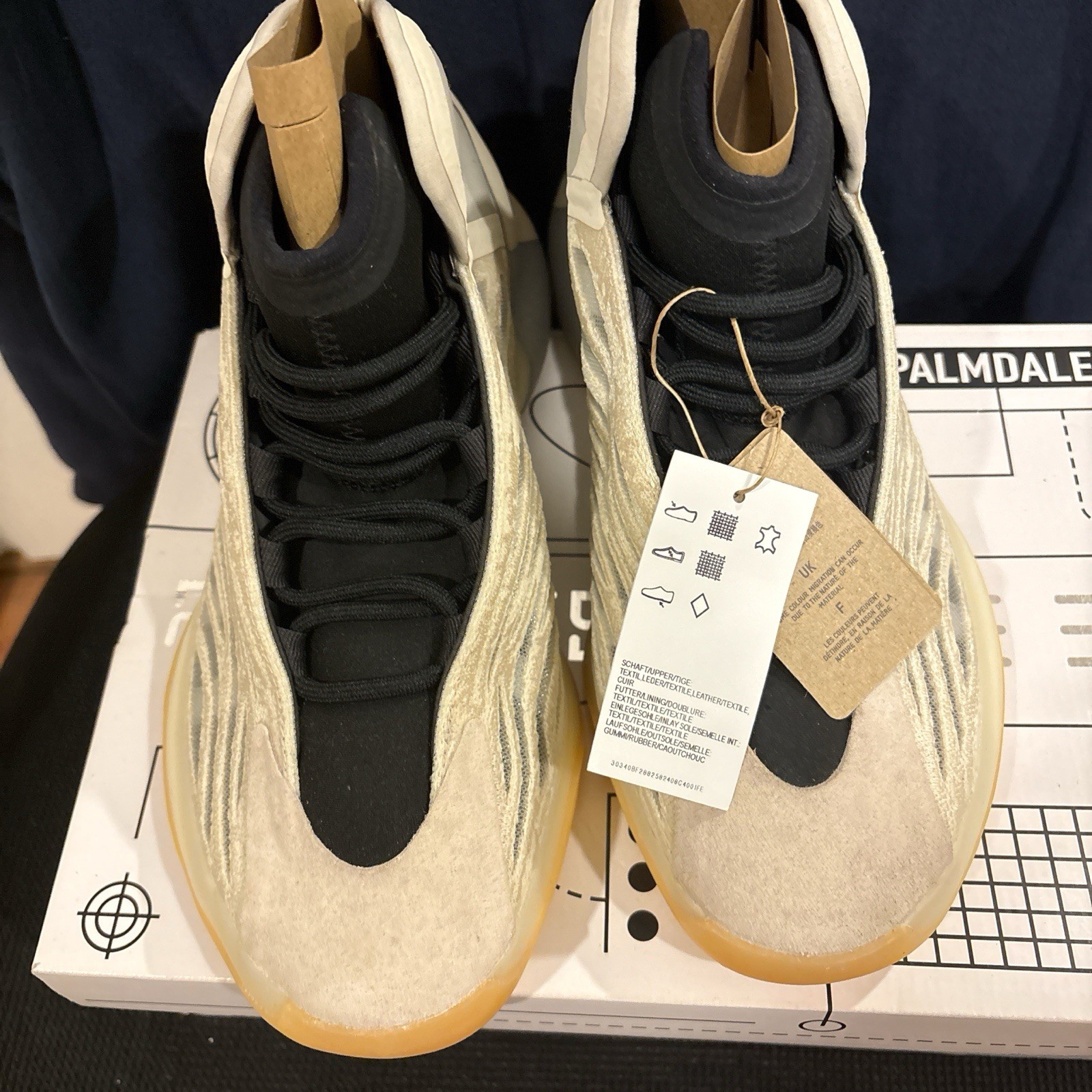 adidas Yeezy QNTM Mist Slate Size 10
