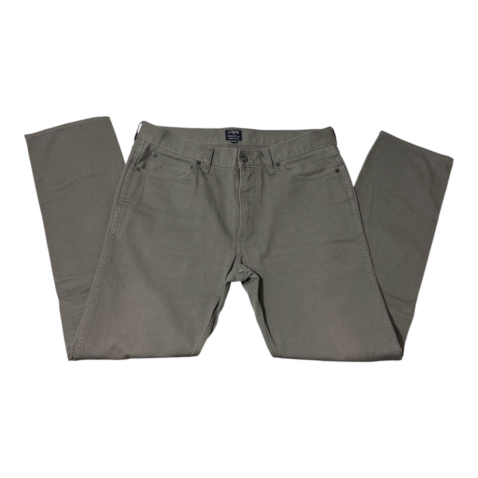 J. CREW Pants Men’s The Sutton Size 32×30 – Khaki Cotton Straight Leg