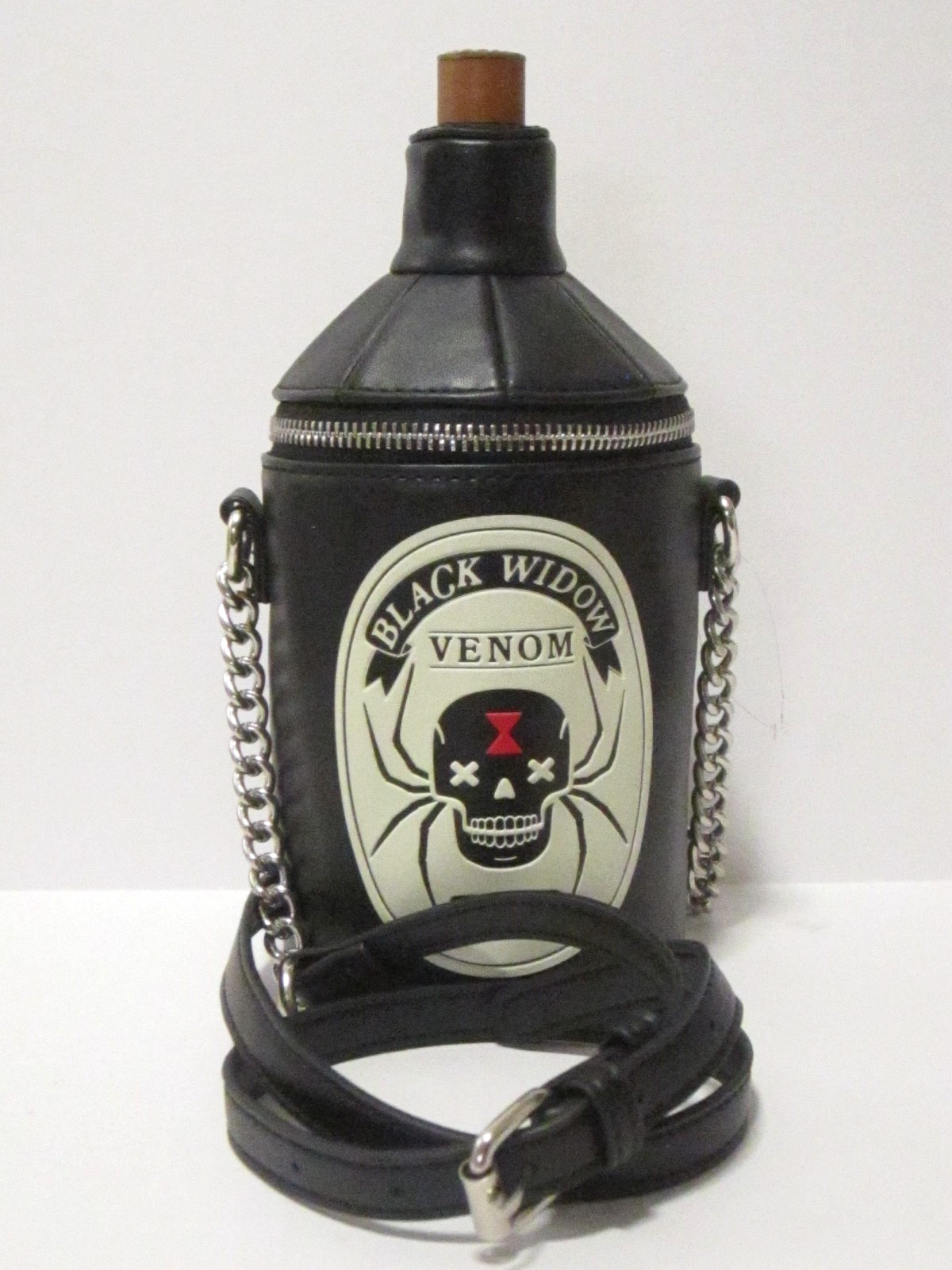 Mad Engine Fine by Me Crossbody Black Widow Spider Venom Halloween Purse NEW
