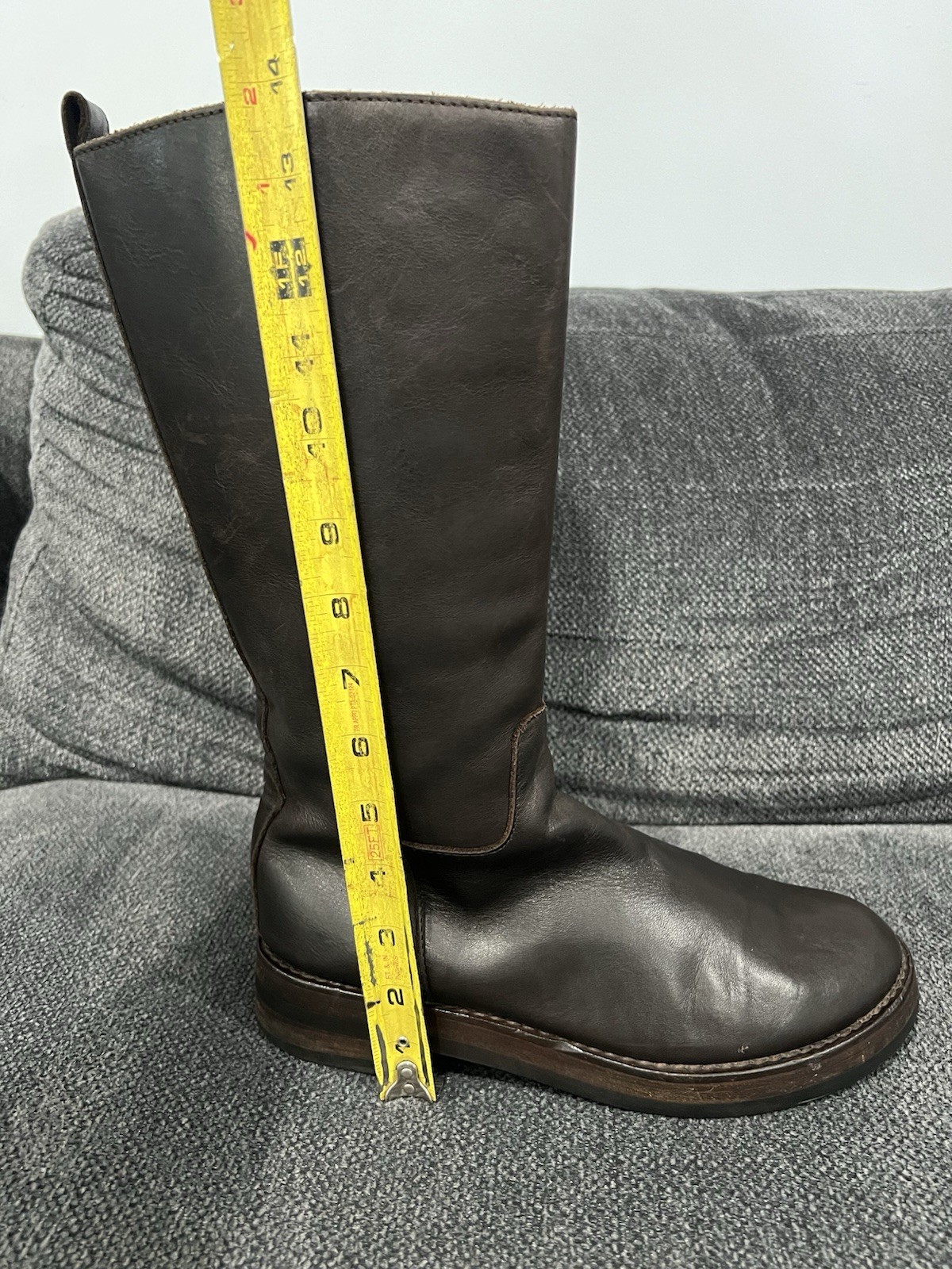 RRP€1150 ANN DEMEULEMEESTER Leather Calf Boots US9 UK6 EU39 Made in Italy