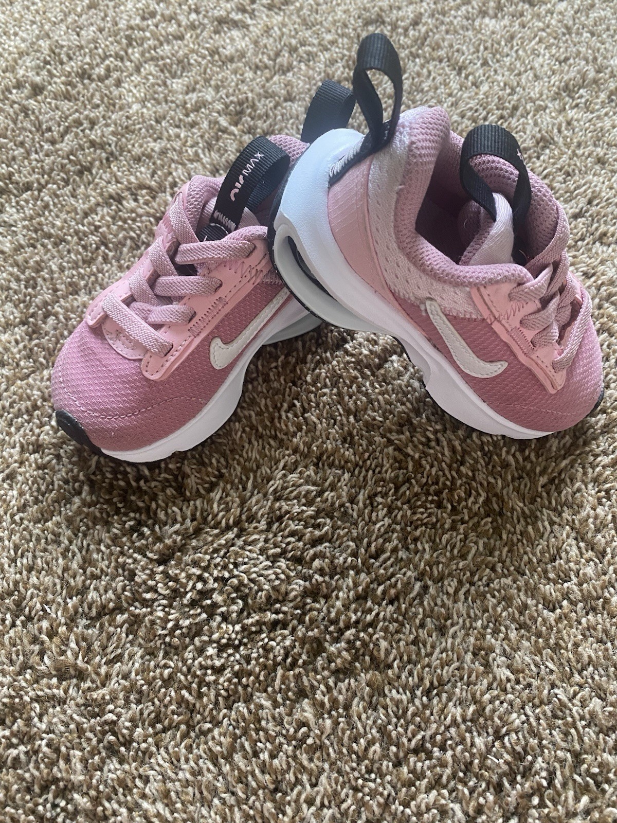 Nike Air Max INTRLK Lite Toddler Girls Pink White Sneakers Size 5C Shoes