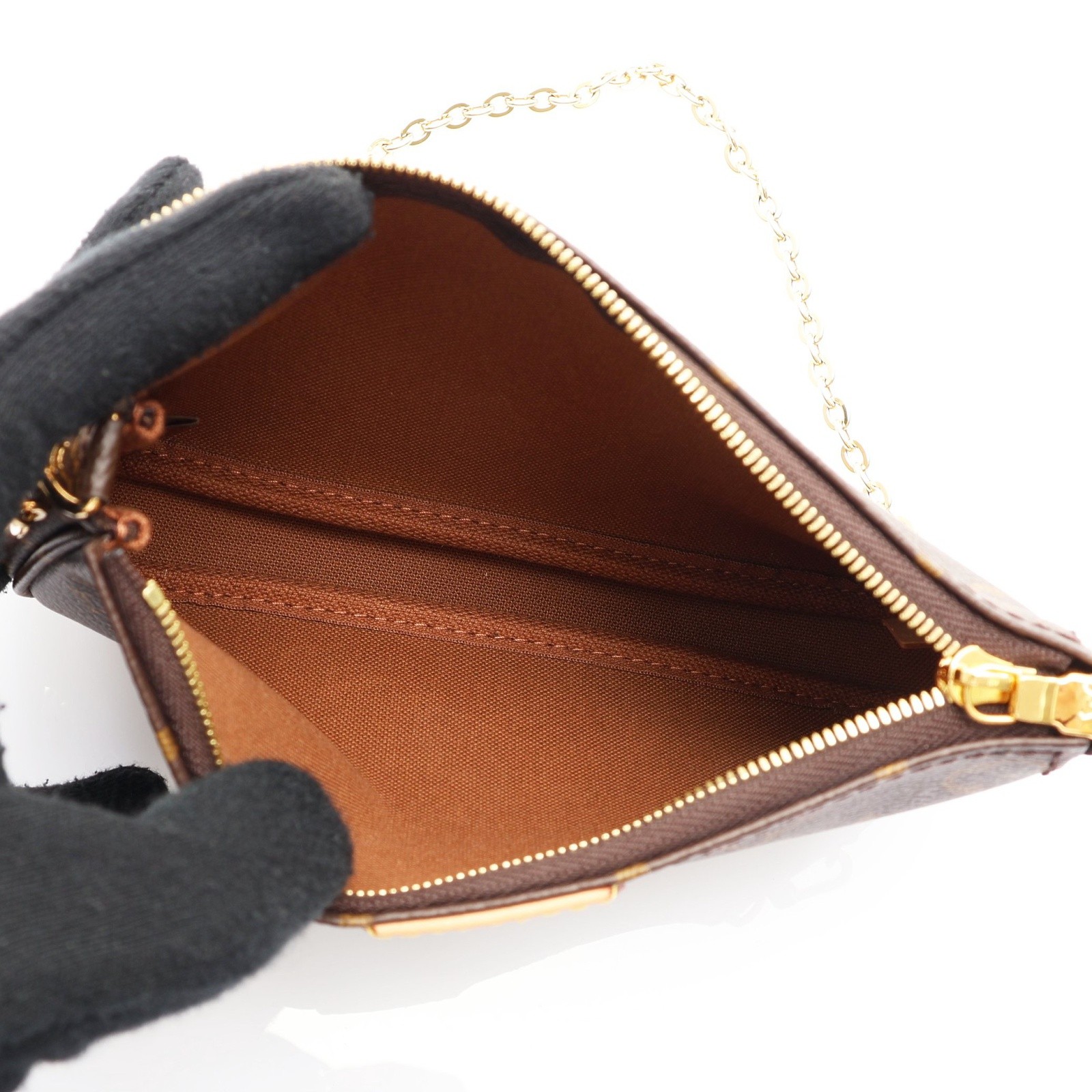 LOUIS VUITTON Multi Pochette Accessoires Shoulder Bag Monogram Brown M44813