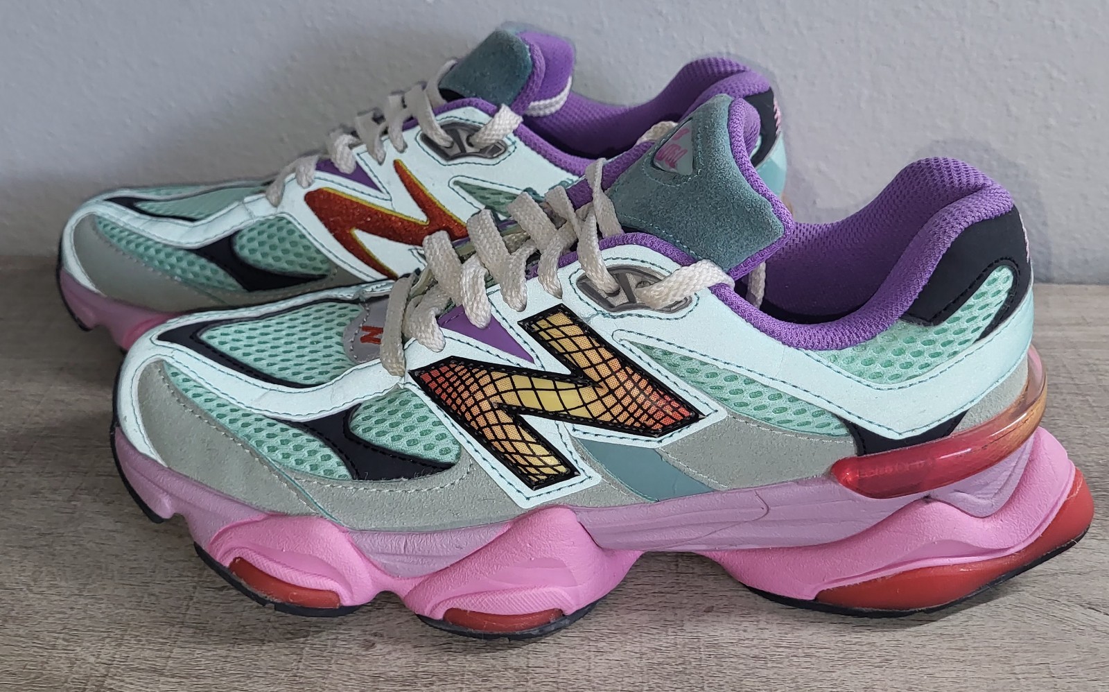 New Balance 9060 Warped Multicolor U9060WRB Mens Size US 7 D Running Sneakers
