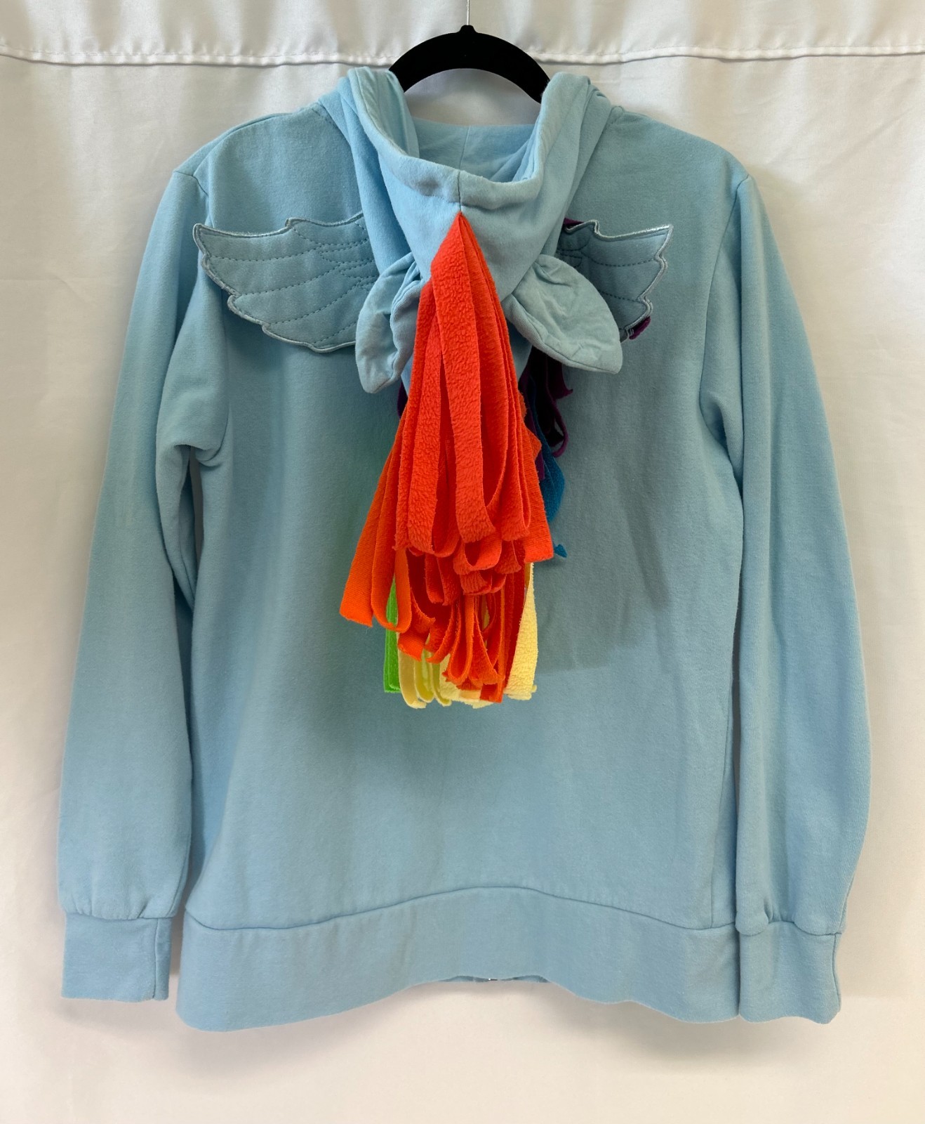 2012 WeLoveFine My Little Pony Rainbow Dash Hoodie MLP Size Small Unisex Brony