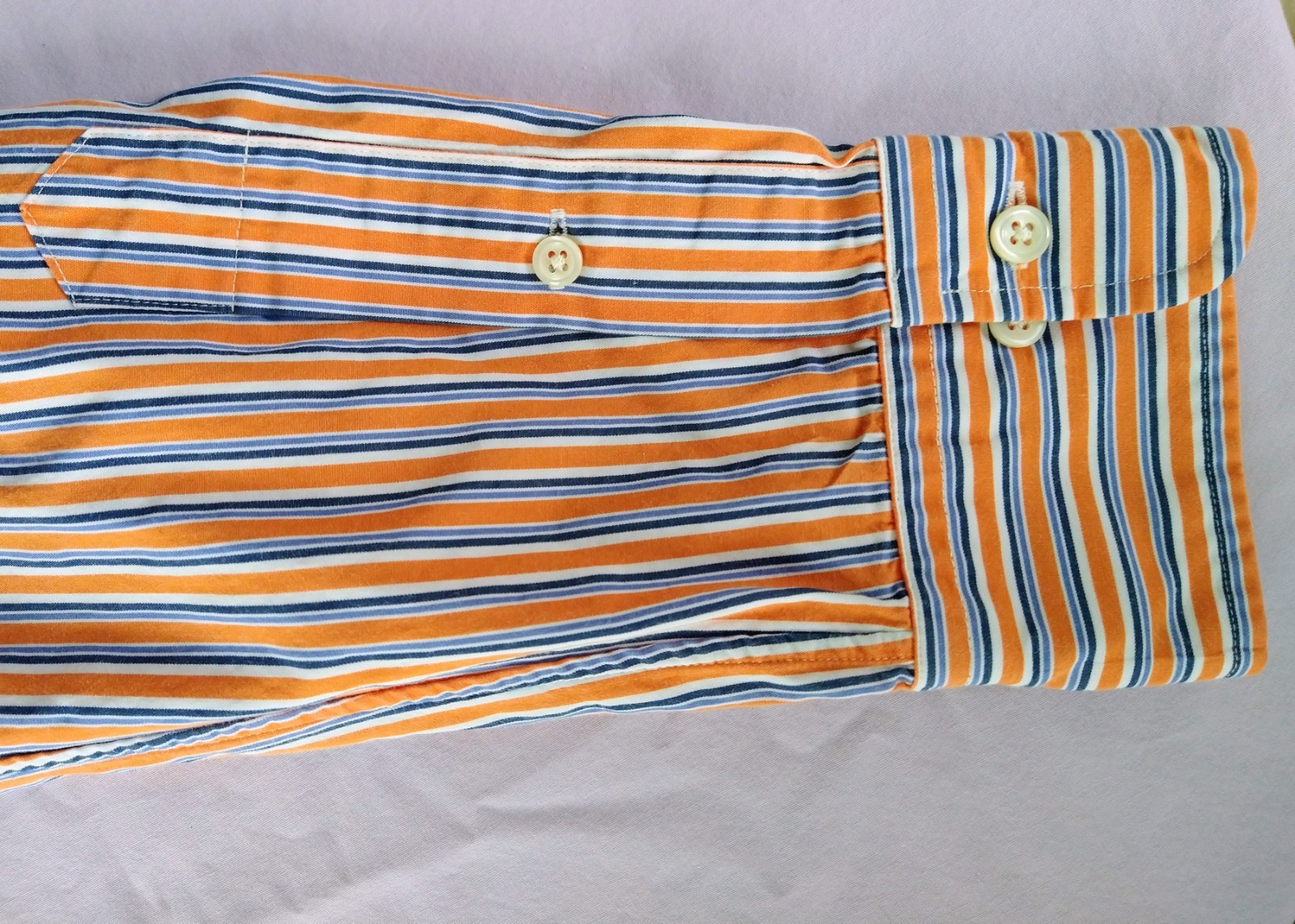 POLO by RALPH LAUREN Stripe Classic Fit LS Button-up 15 1/2 32/33