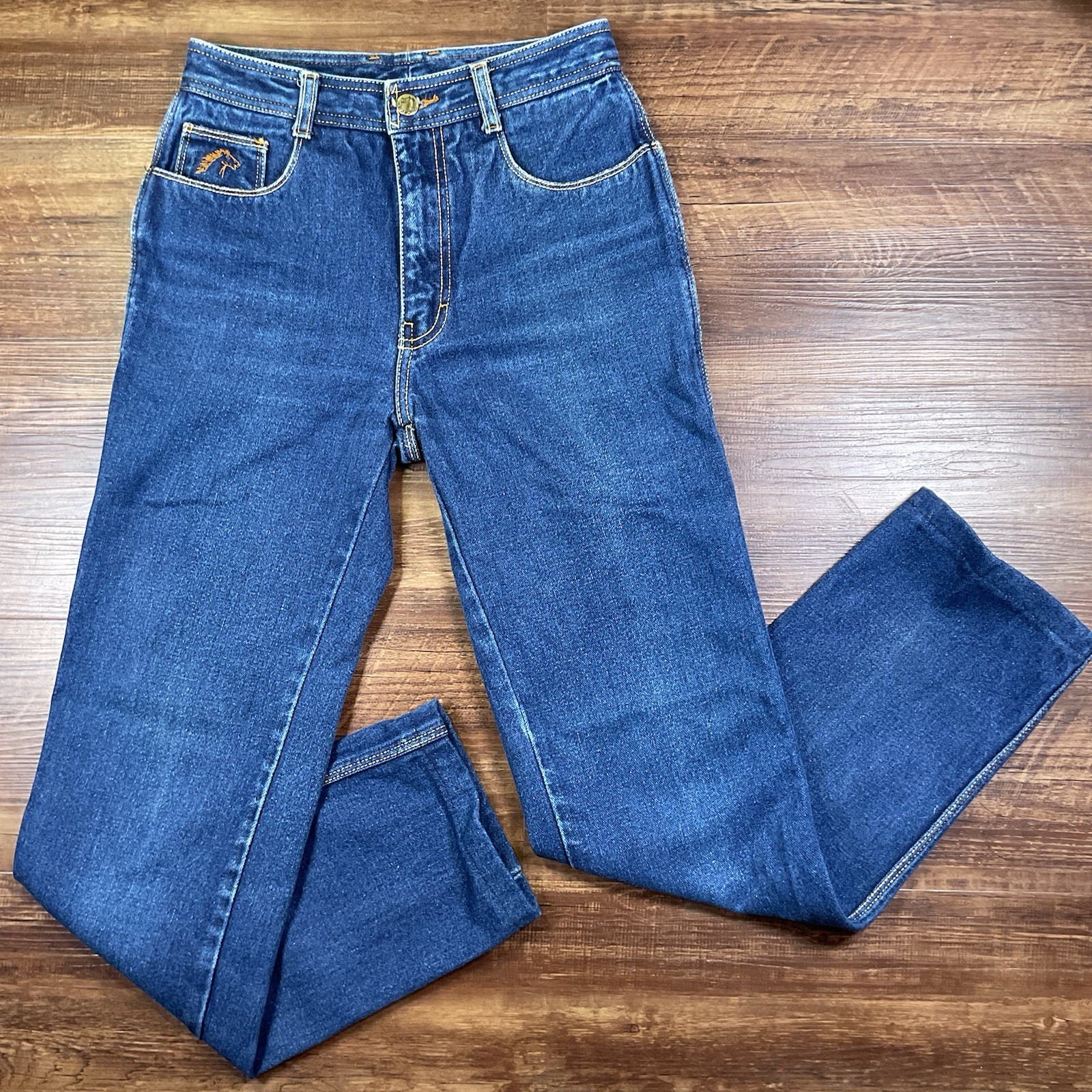 Vintage 80s Jordache Horse Head Jeans Straight Leg High Waist Women’s 28×29
