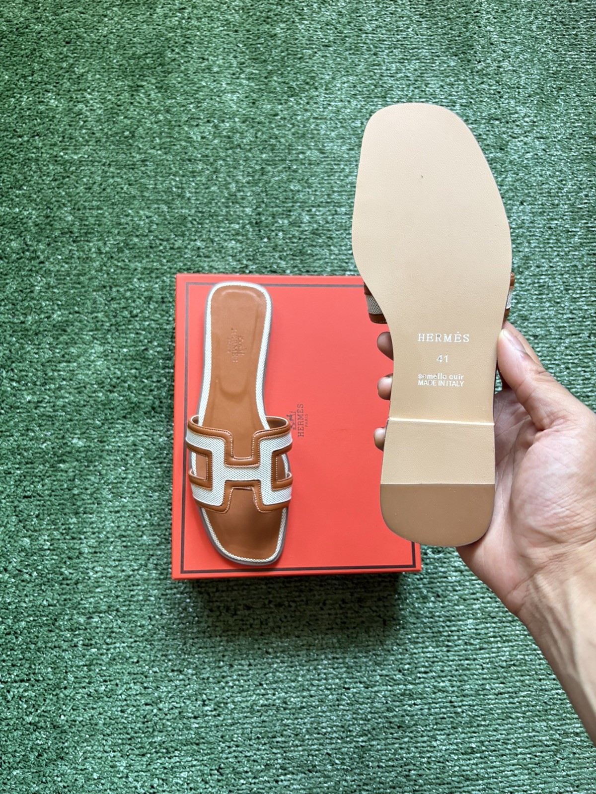 Hermes Oran Sandals