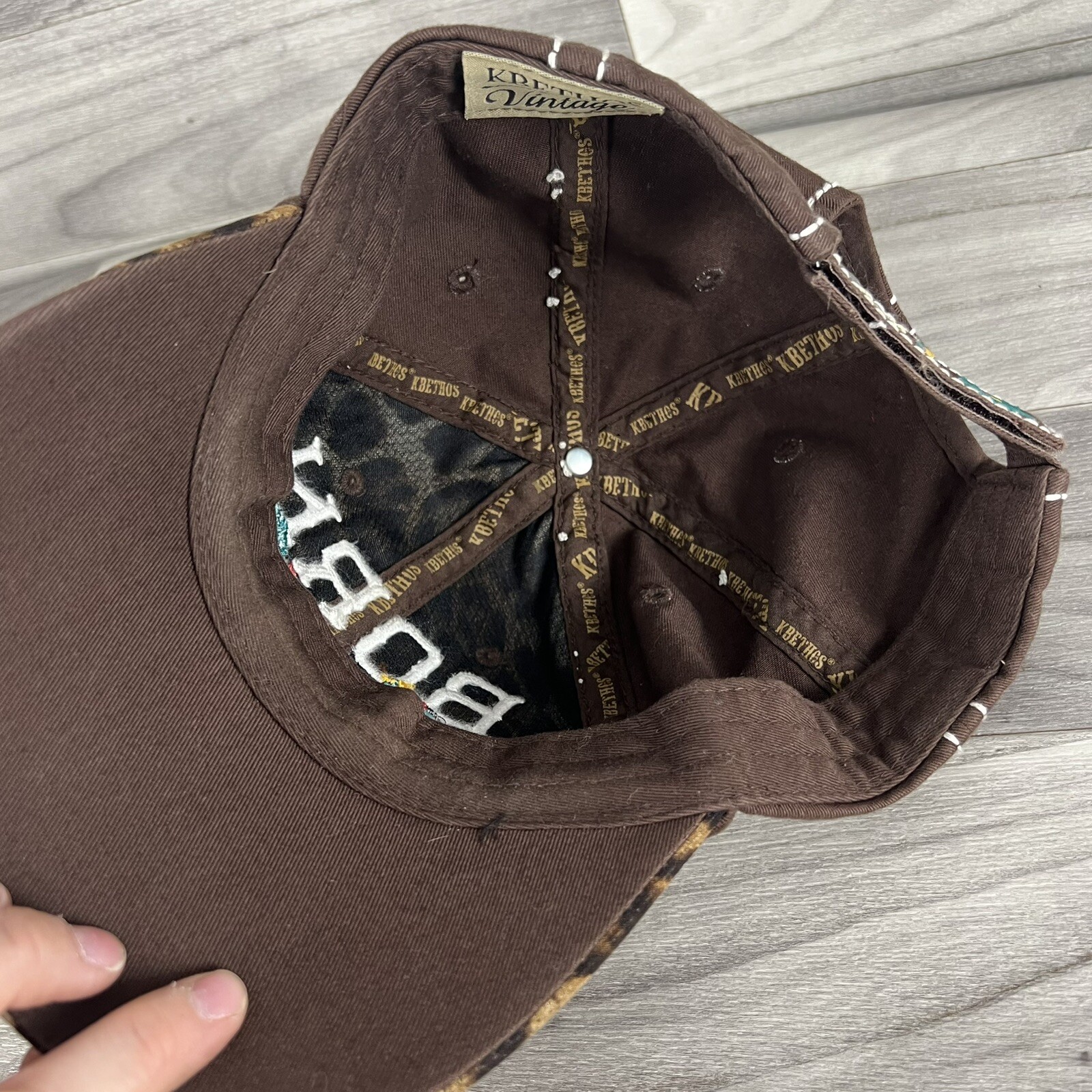 KBETHOS Baseball Cap Hat Womens Brown Adjustable Cheetah Born Free Boho Festival