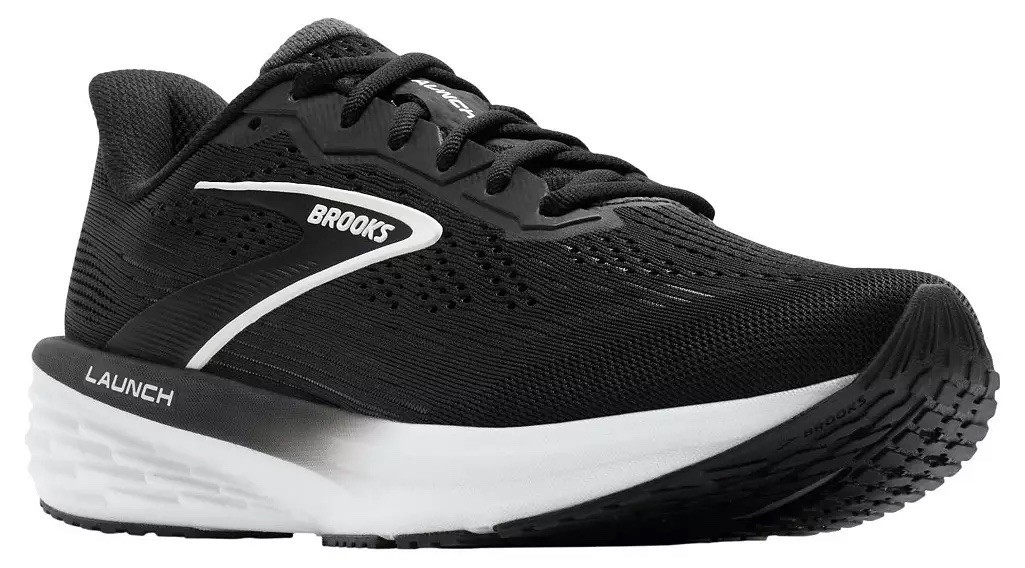 Men’s Brooks Launch 12 Black Grey White 110481 1D 090