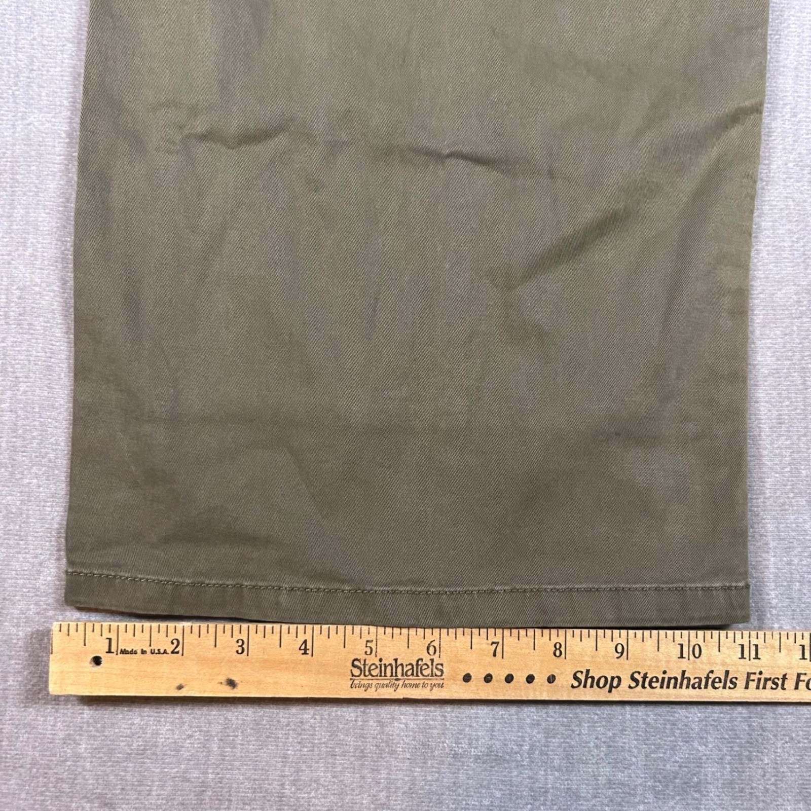 Sonoma Goods For Life Womens Olive Green Wide Leg Utility Paperbag Pants Size M