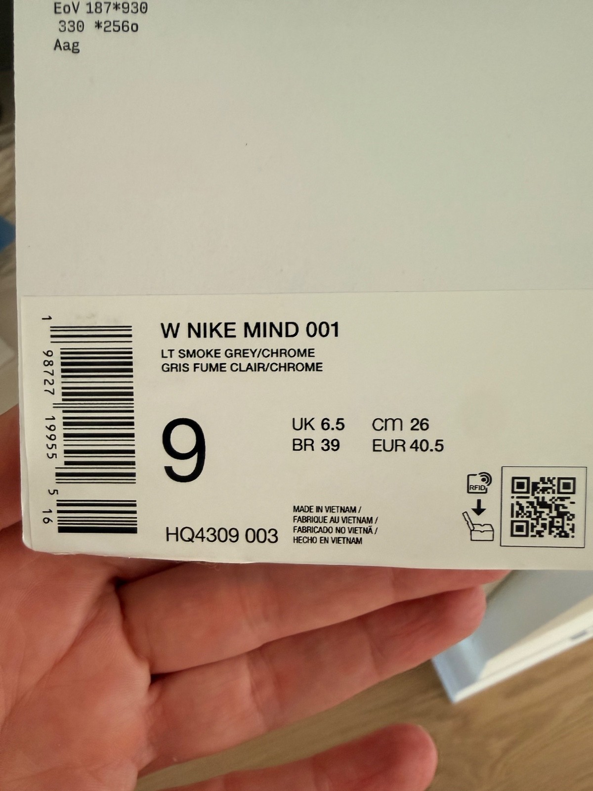 nike mind 001 slide size 9 womens