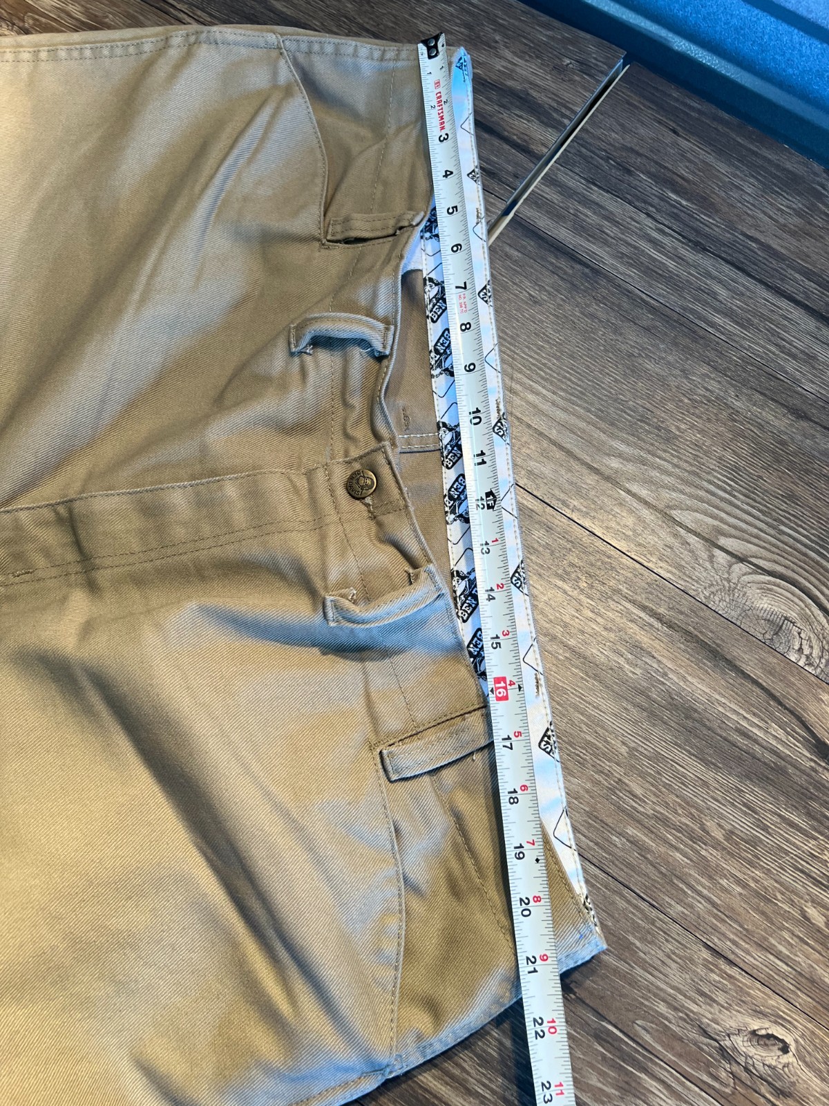 Ben Davis Gorilla Cut Work Pants Mens 46 Tan Poly Cotton Straight Leg 675