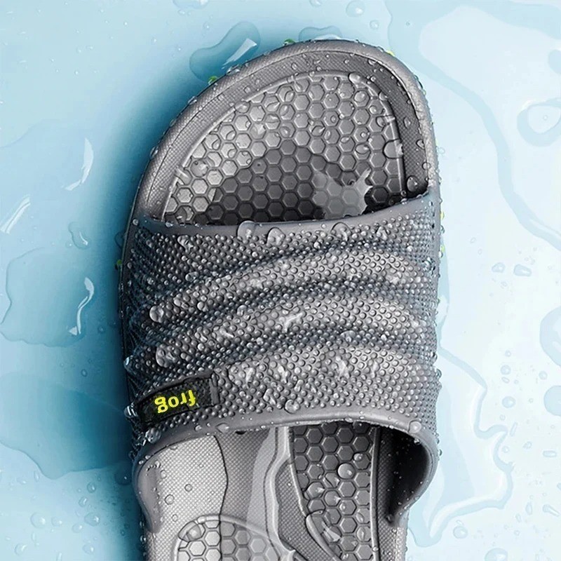 Men’s EVA Slippers Non Slip Soft Lightweight Indoor Home Bathroom Shoes Open Toe