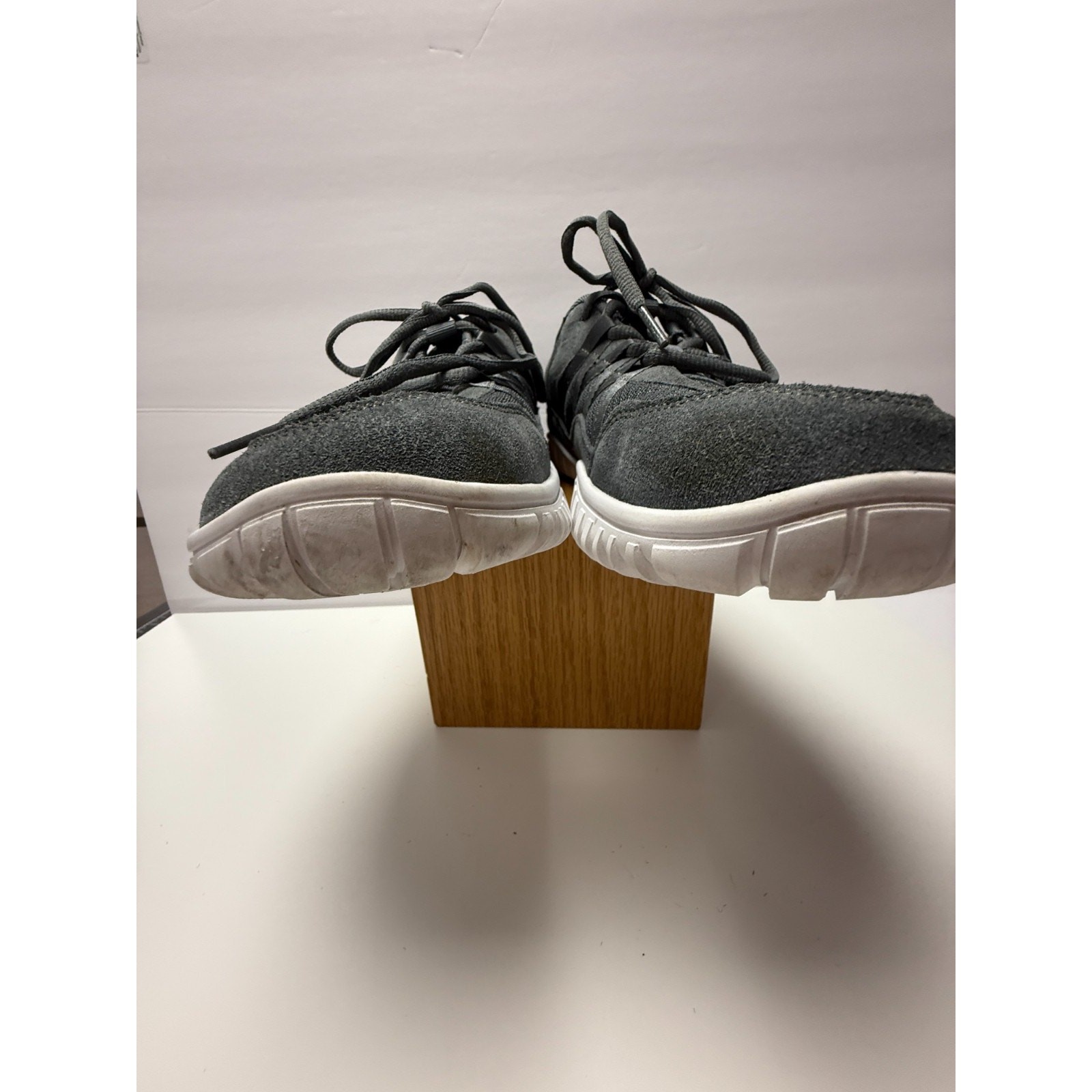 HOBIBEAR Gray Lightweight Athletic Walking Shoes Comfort Casual Outdoor EU 43
