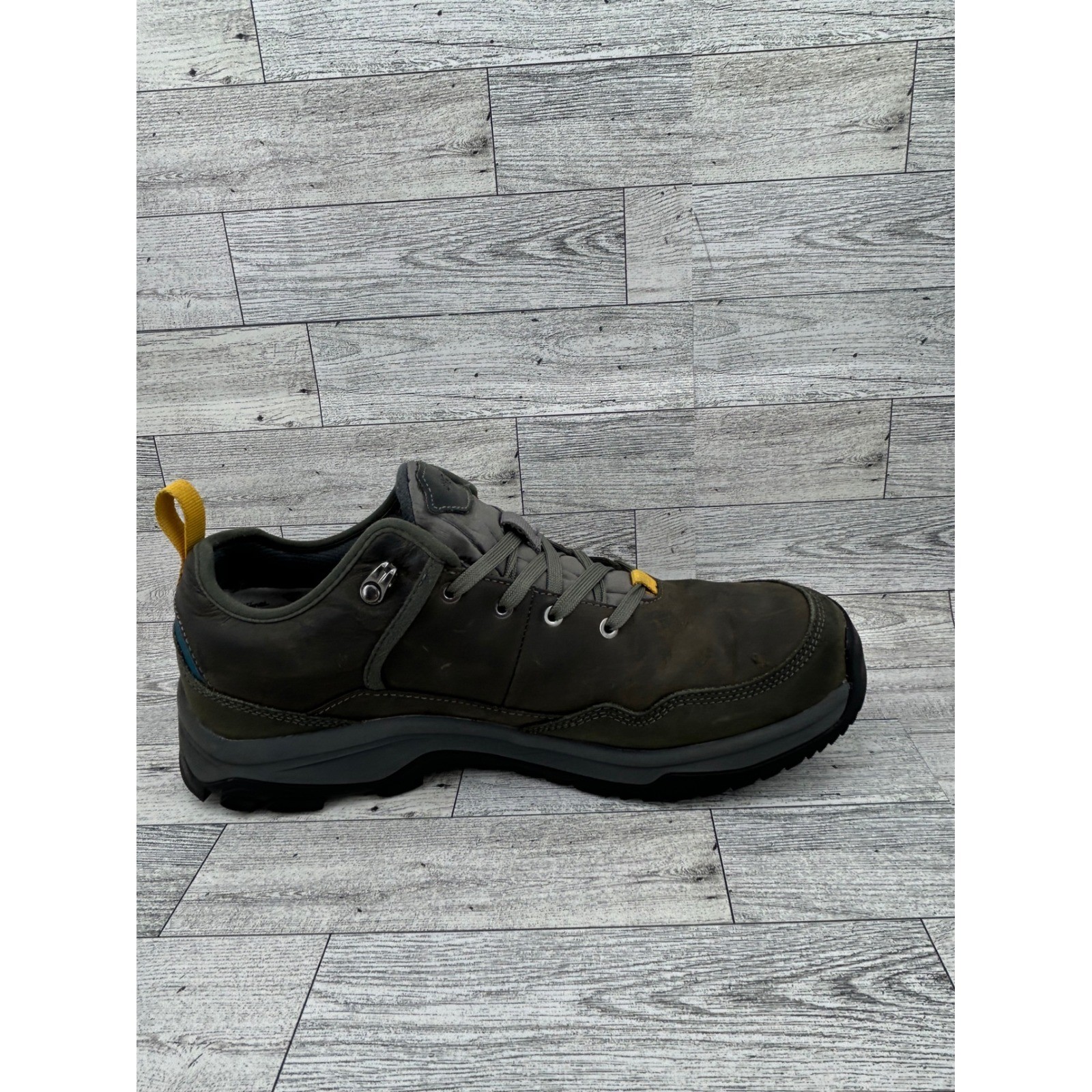Teva Riva RP Men Waterproof Hiking Shoes Dark Olive Vibram 1123771 Size 10.5