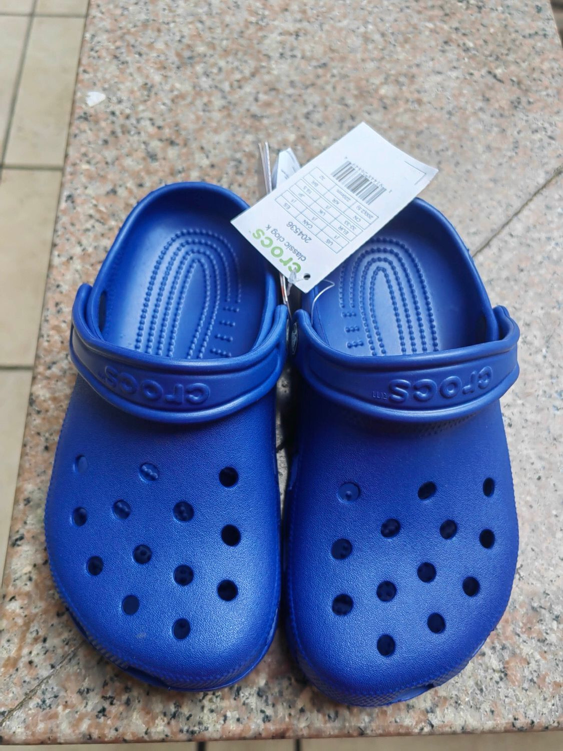Original Crocs Classic Clog – Blue Bolt – Women W8 / Men M6 – Brand New