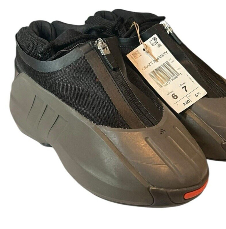 Adidas Originals CRAZY IIINFINITY (CHARCOAL/BLACK) Men’s Shoes IG6156 Size 6