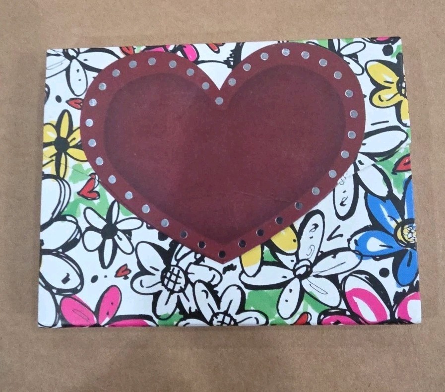 Brighton Logo Pocket Notebook Notes Magnetic Latch Hearts Flowers Love Cute