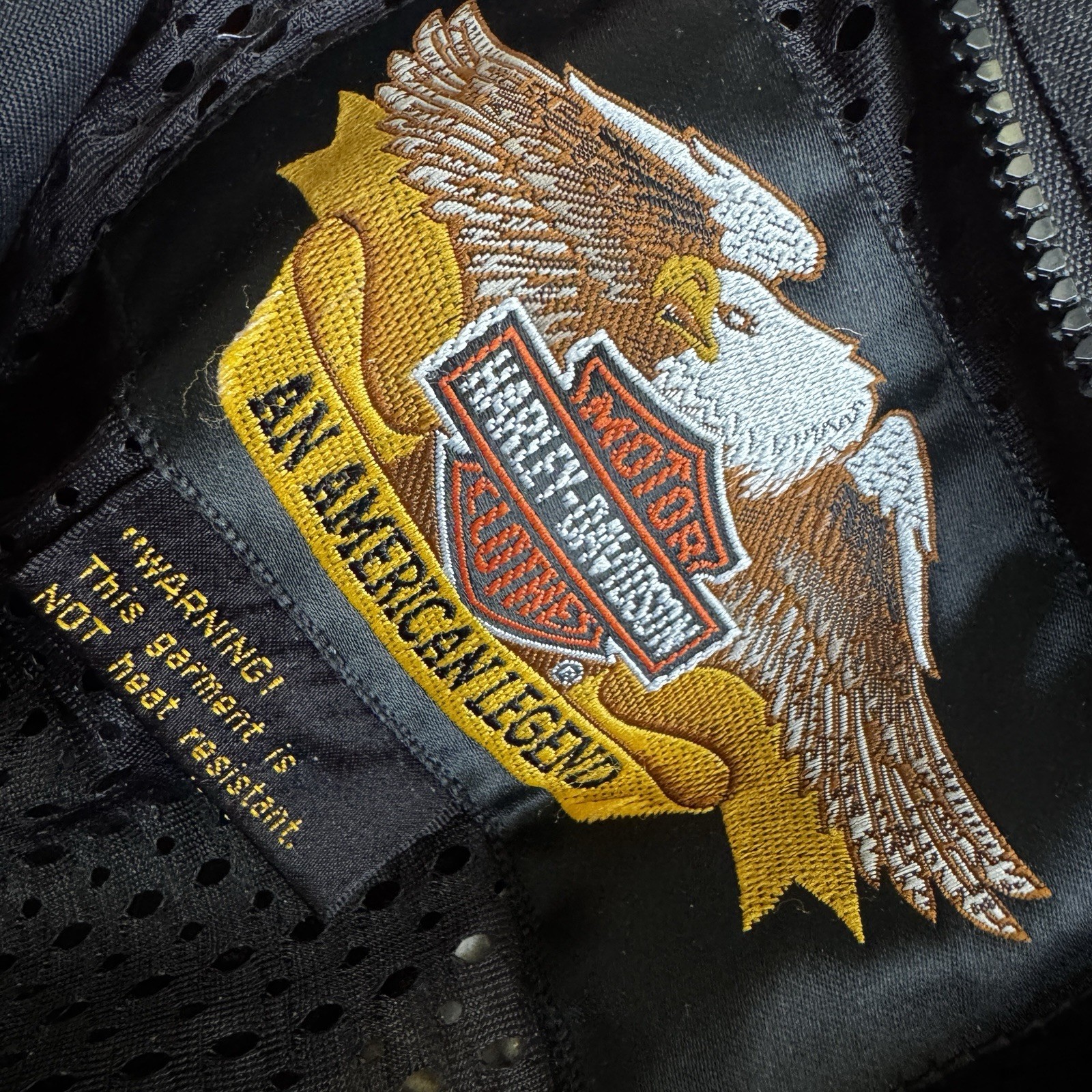 GENUINE -Harley-Davidson Mens FXRG Waterproof Textile Riding Jacket Size XXS