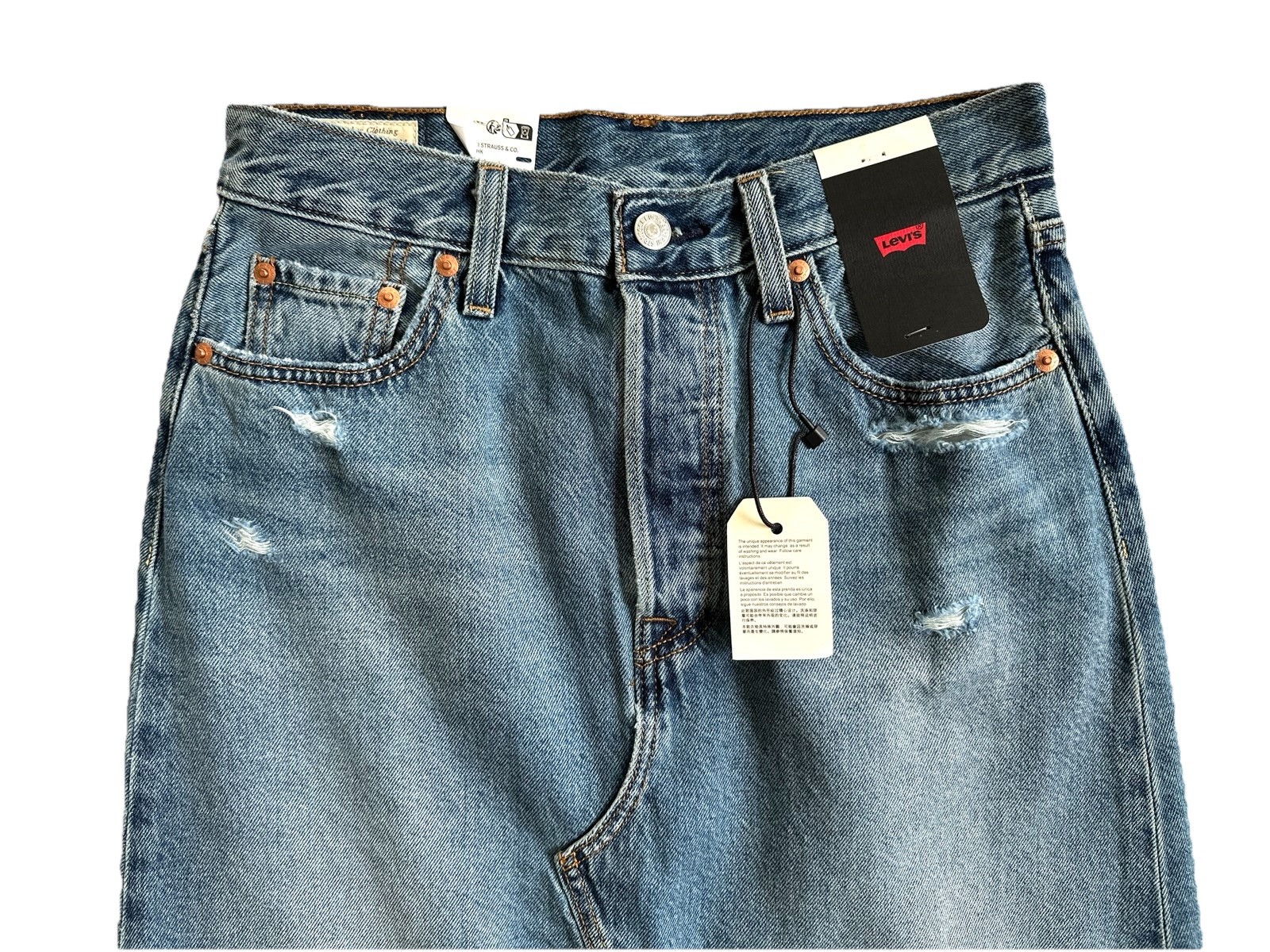 Levi’s Premium Side Slit Icon Long Skirt