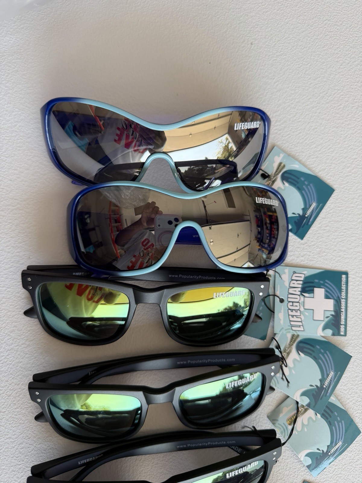 Lifeguard Polarized Sunglasses 14-Pair Lot Bundle – Assorted Styles & Colors