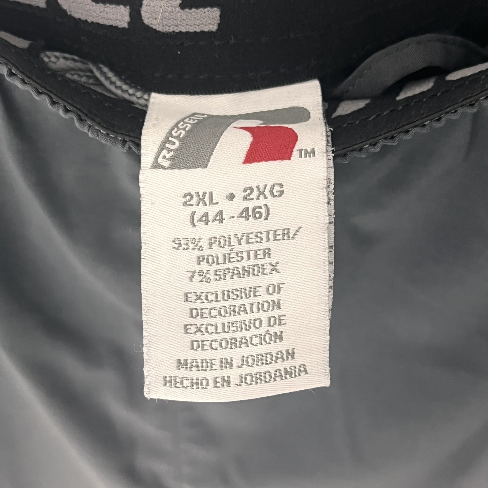 Russel Dri-Power 360 Dark Gray Camo Athletic Shorts Size 2XL