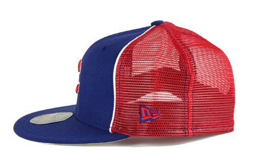 Chicago Cubs Adult Fitted 59Fifty MLB Baseball Trucker Hat Cap by New Era
