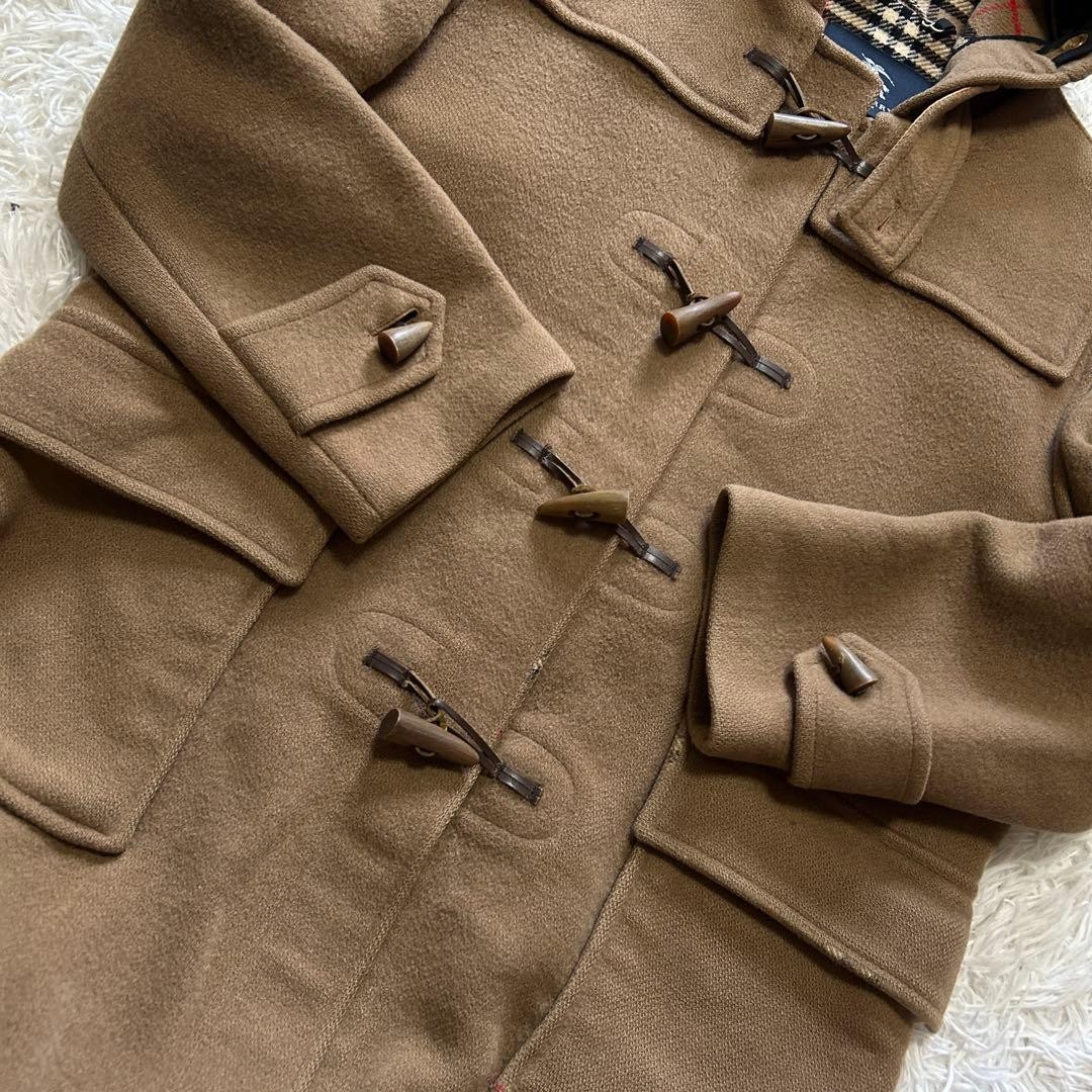 Burberry London Duffle Coat British Wool Nova Check