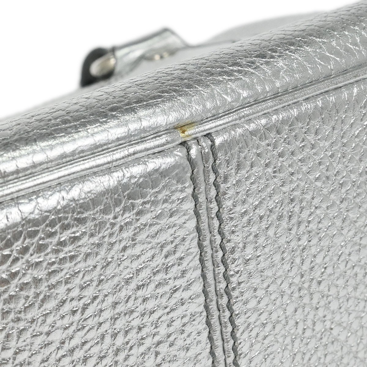 Celine Metallic Silver Leather Boogie Bag Handbag WC-BB-0038 146231