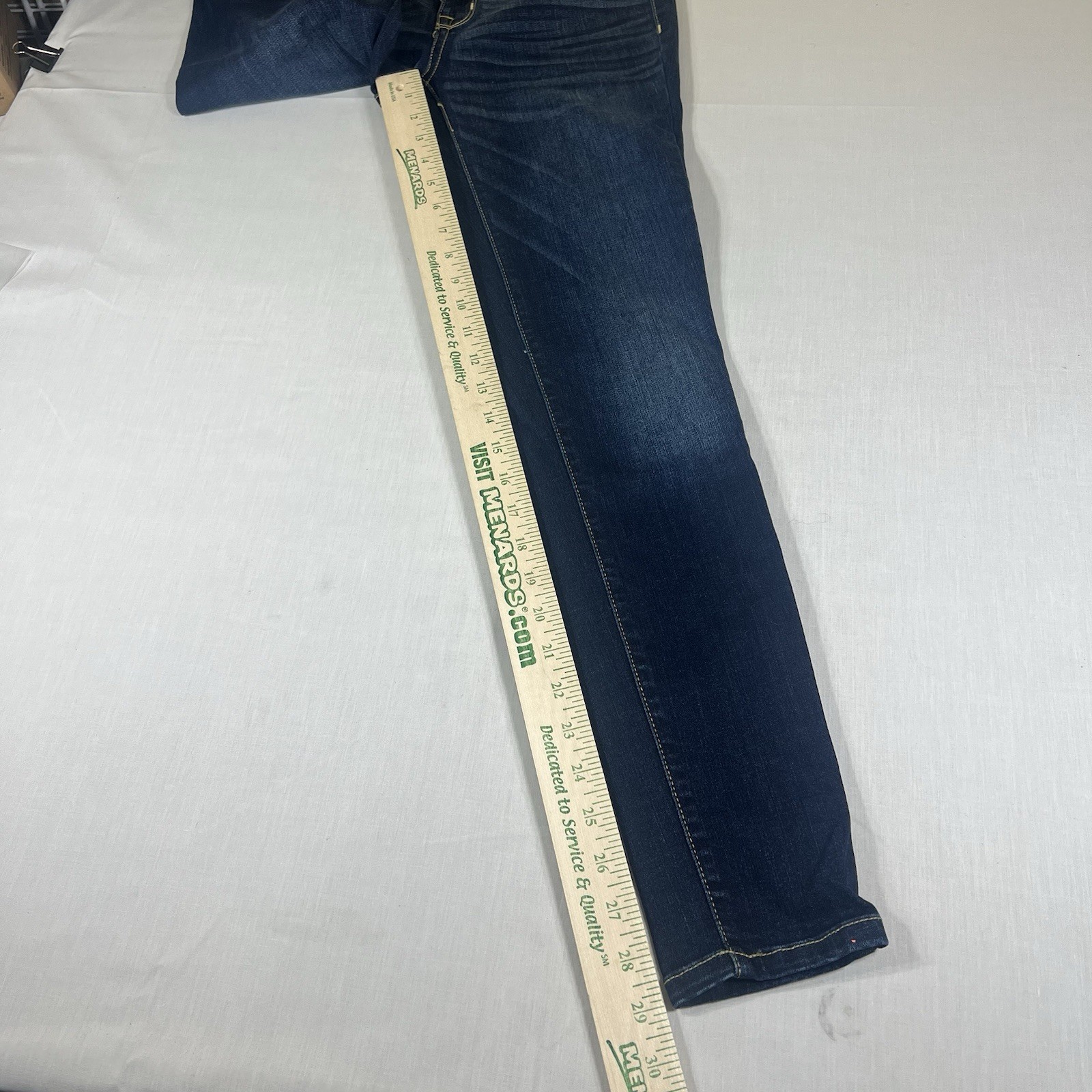 Mossimo Mid Rise Jegging Womens Size 2 26R Dark Wash Skinny Stretch Jeans