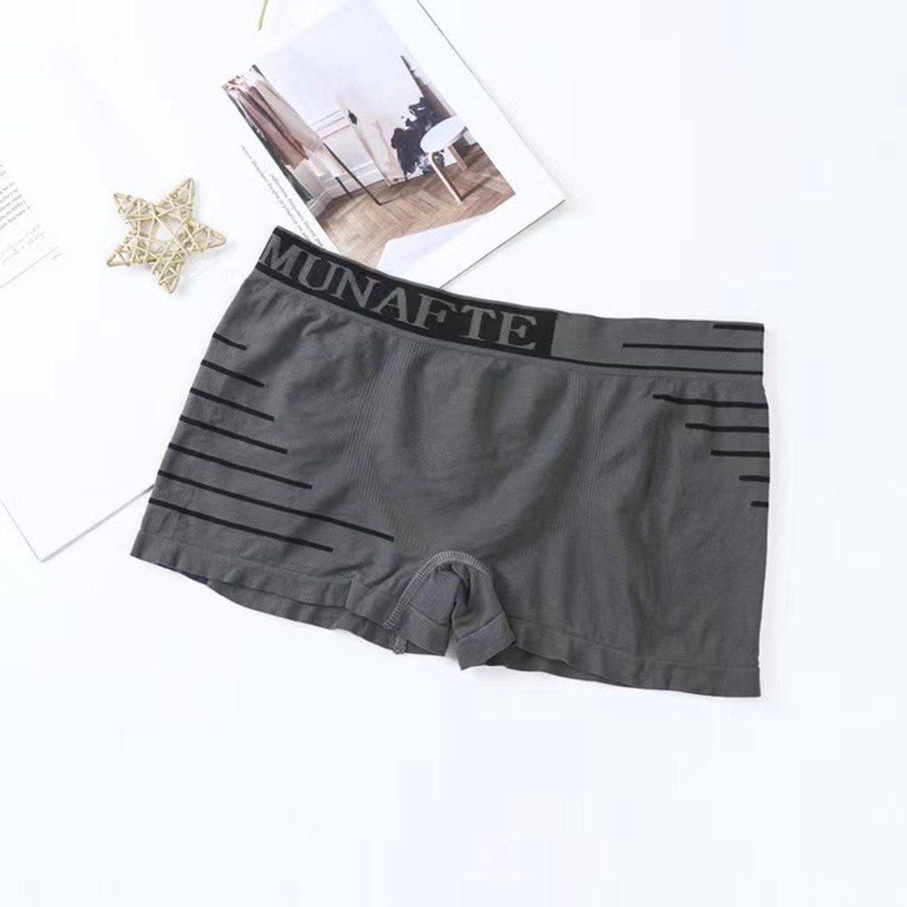 High Quality Mens Underwear Trunks Comfortable Middle Waist Sexy Shorts