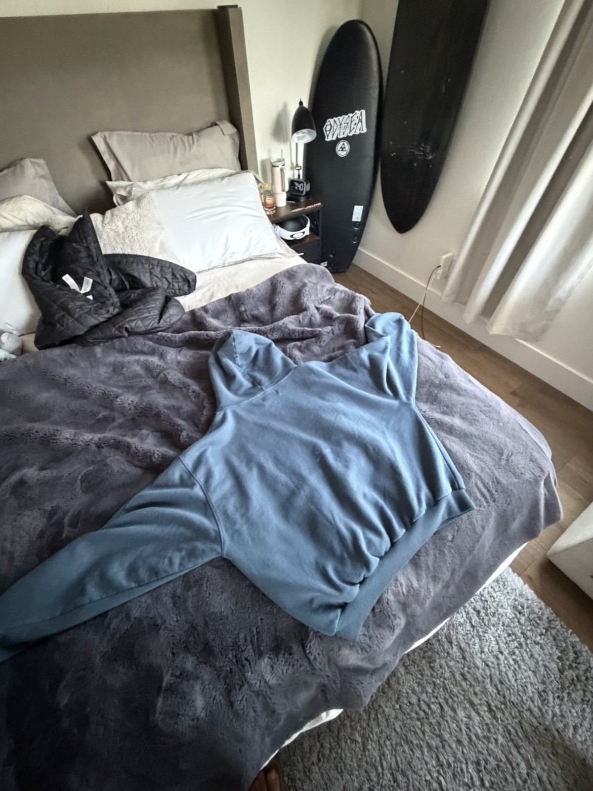Scuffers Raw Blue Hoodie Size M