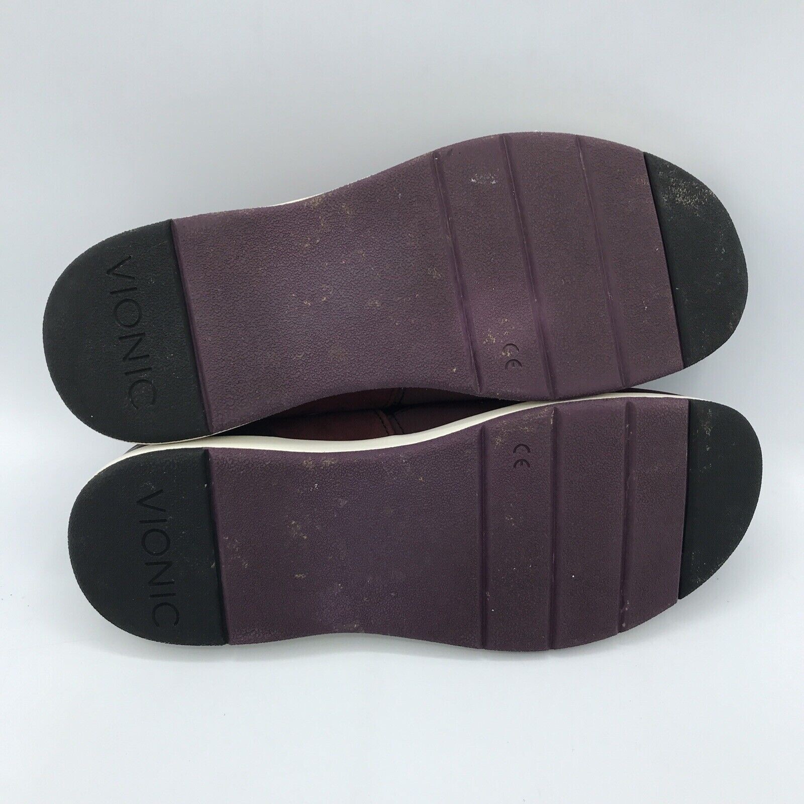 Vionic Cadee Suede Mary Jane Comfort Shoes Wine Red Size Women Sz 8 Slip On