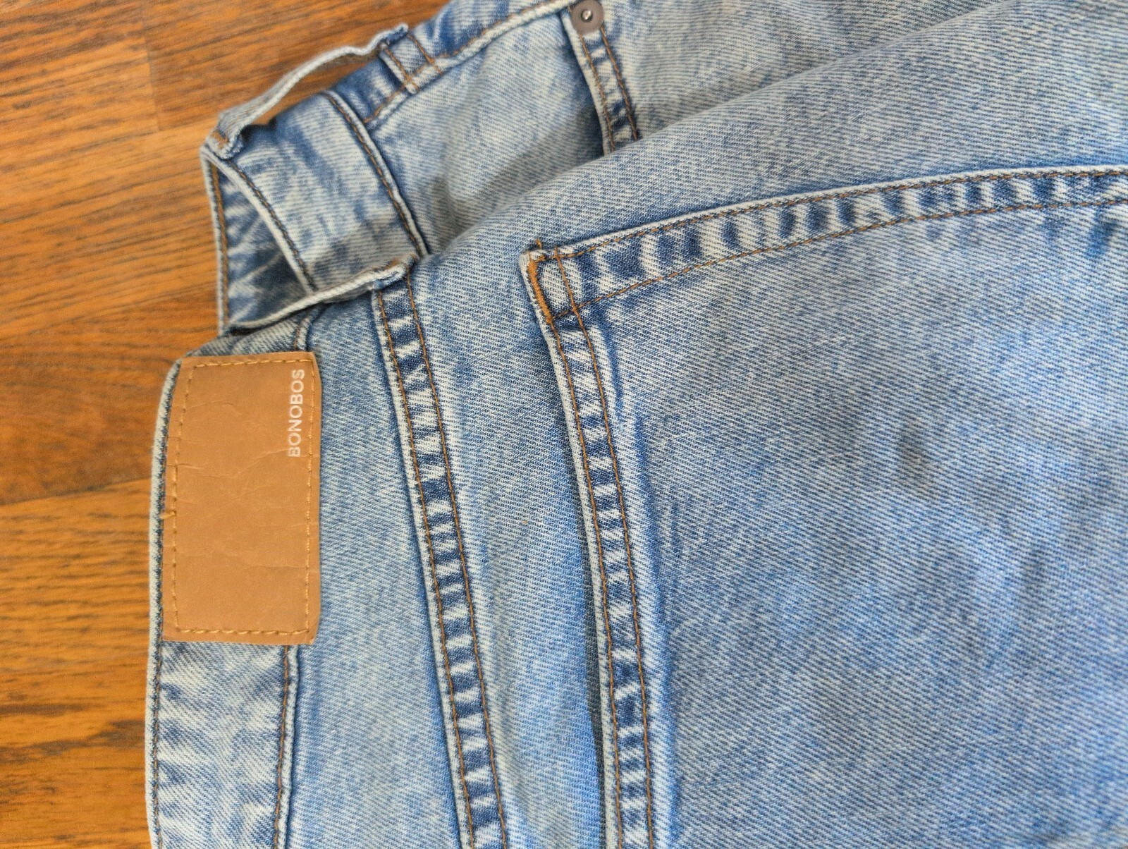 Bonobos Men’s Light Wash Straight Leg Jeans Size 32×32