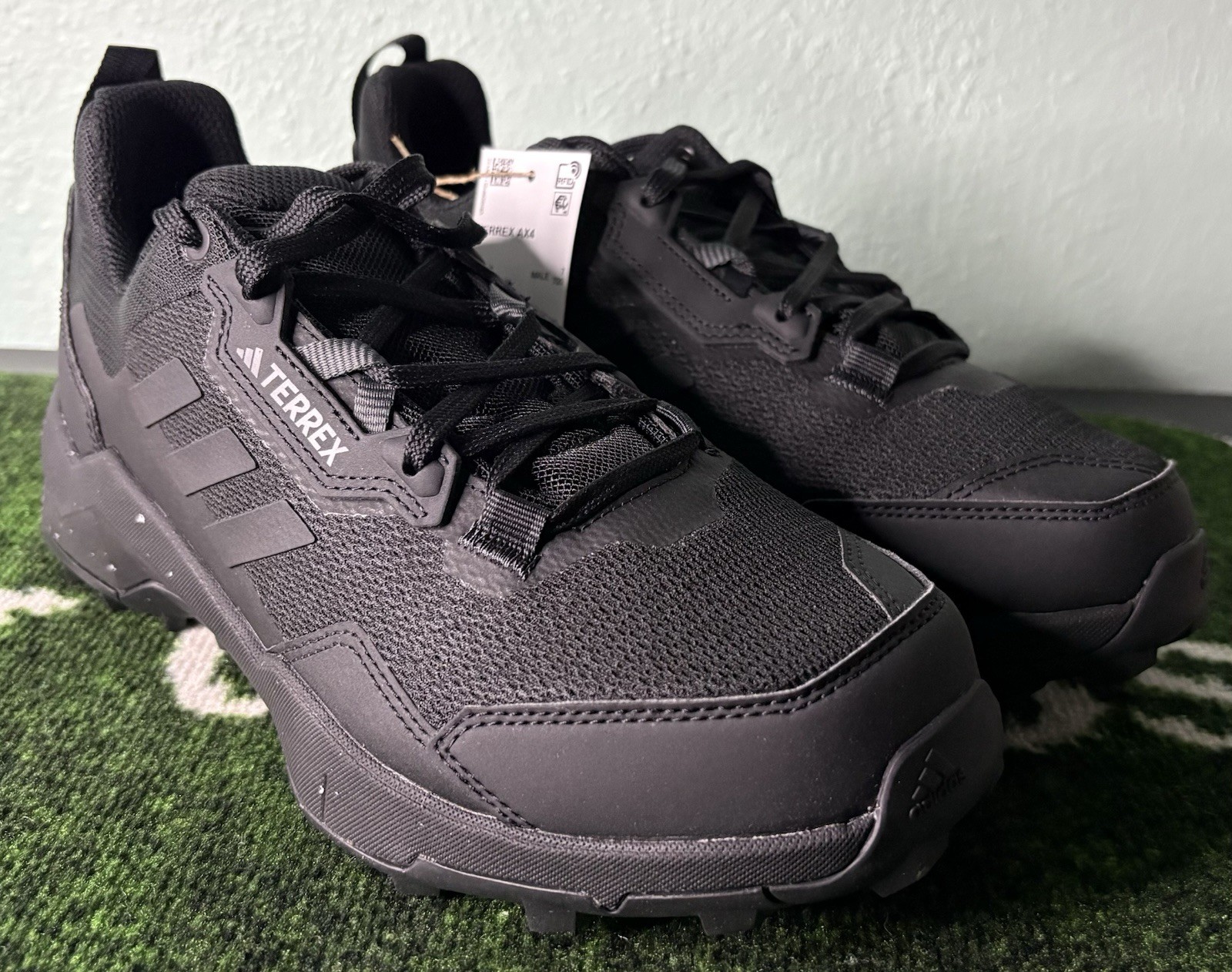 US Men’s 7.5 – Adidas TERREX AX4 “Black Carbon” HP7388, Hiking Shoes (2)