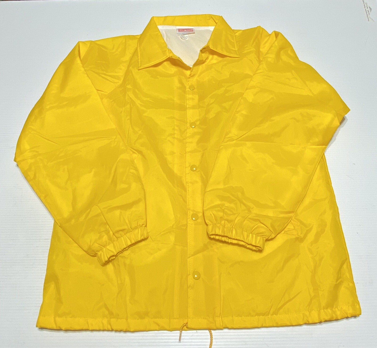 New Vintage Hartwell U.N.C.L.E Windbreaker Jacket Snap Lined Sz Lg Made In USA