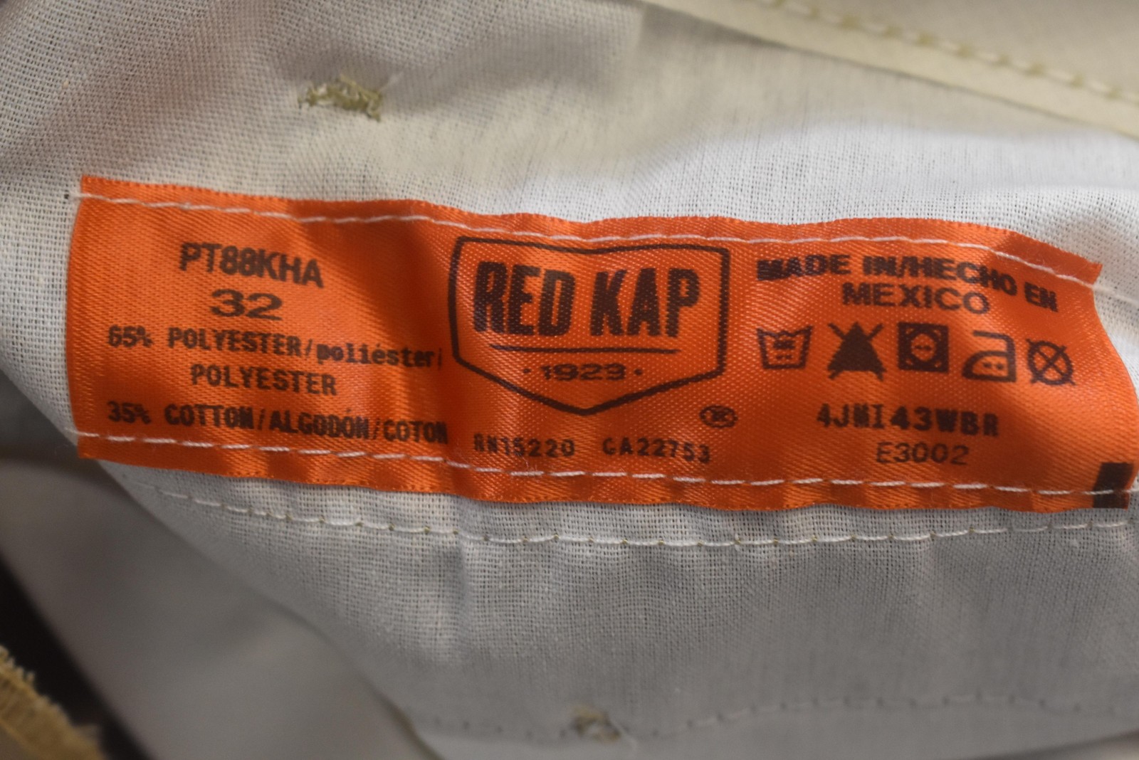 Red Kap Cargo Pants Mens 32 PT88KHA Workwear Utility Pockets Durable Uniform