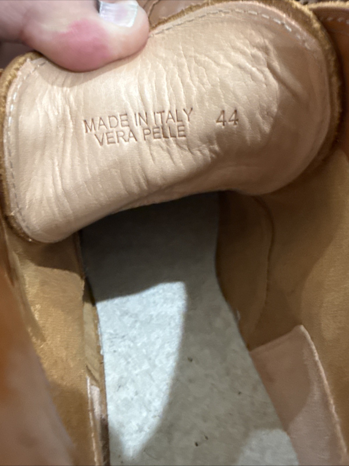 Astorflex Nuovoflex Light Brown Size 44/10.5D Made In Italy 6” Boots
