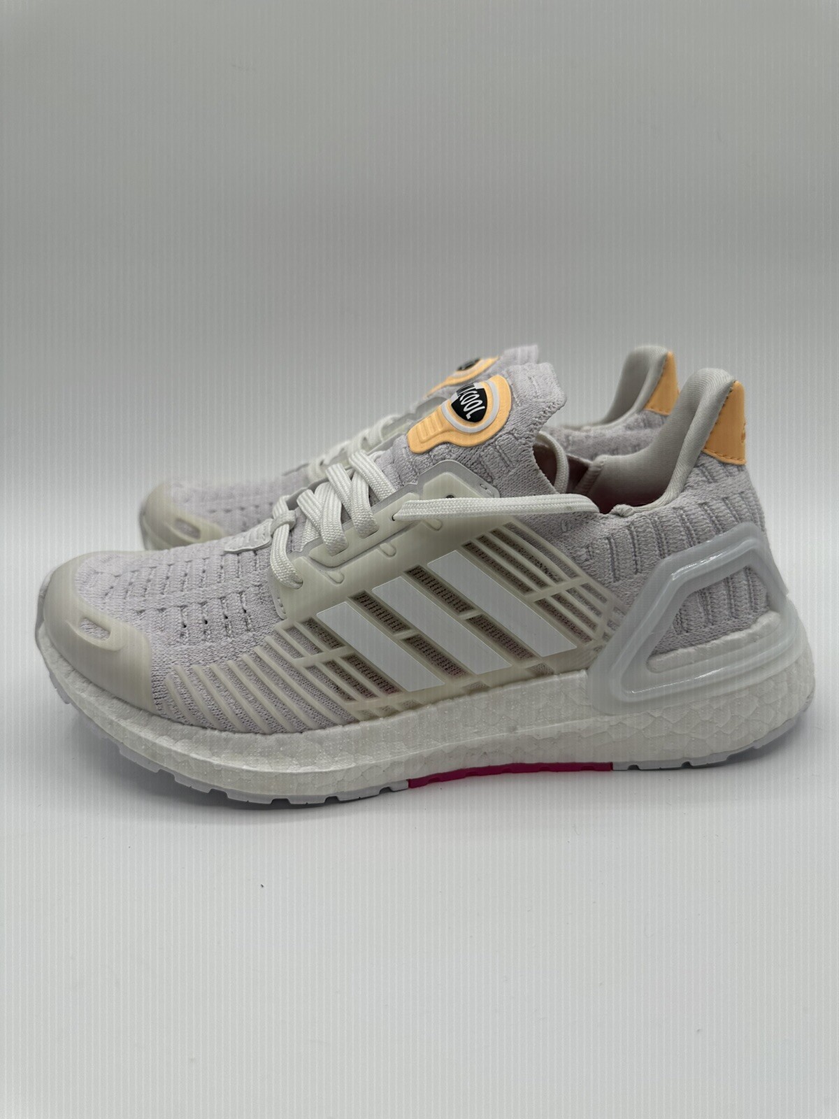 Adidas Womens Ultraboost CC_1 DNA Running Size 5 White/ Orange |FZ2548|