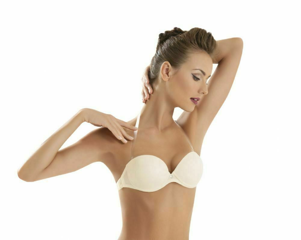 Invisible Clear Elastic Bra Strap Replacement MetalHook Transparent & Adjustable