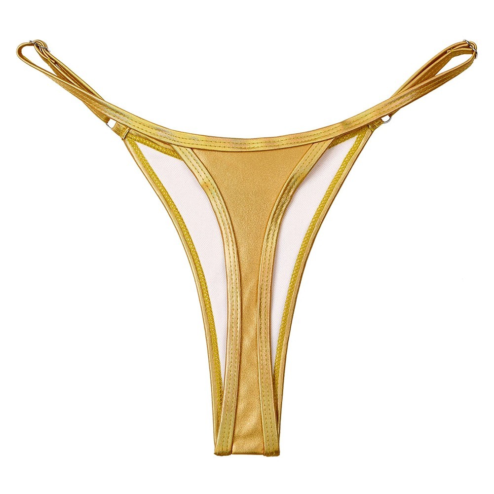 Sexy Thong Sequins Thong All Seasons Breathable Casual Style Polyester Fabric
