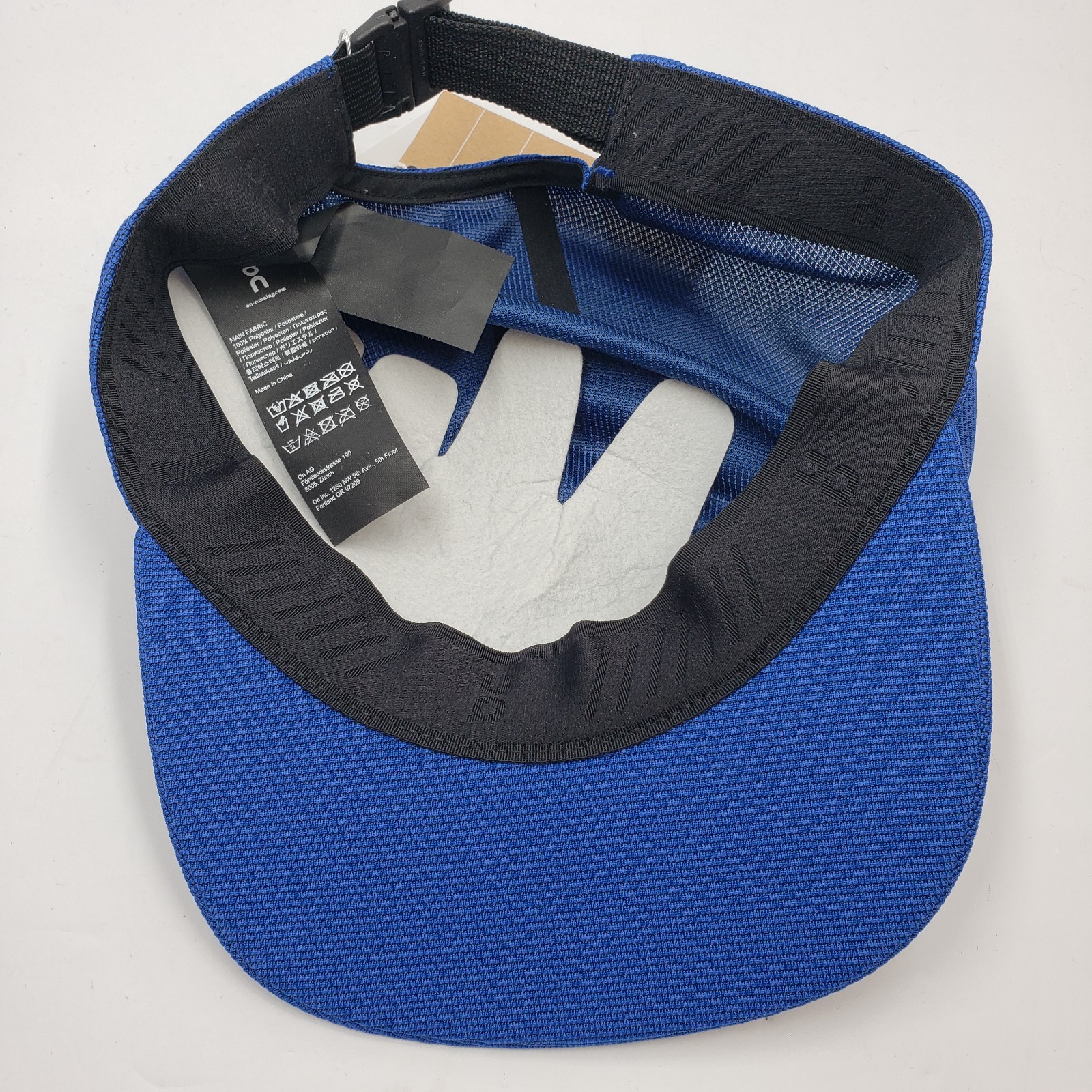 On Cloud Running Moulded Cap Blue NWT Lightweight Performance Trail Hat