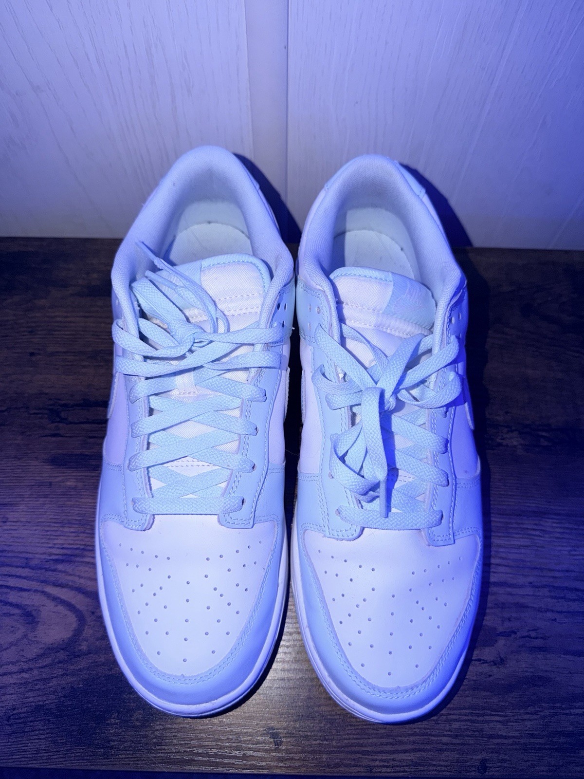 Nike Dunk Low Men’s Shoes Glacier Blue/White, Size 11 US Used No Box