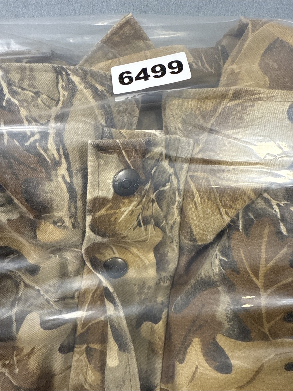 VTG 10X Gore-Tex Rain Hunting Jacket Mens Sz L Large Realtree Camo USA MADE
