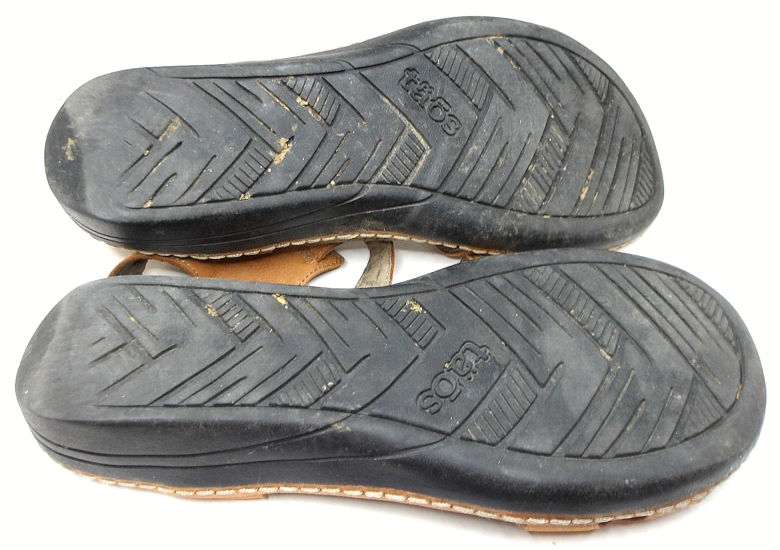 TAOS Zenith Sandals, Leather, Tan, Women’s US 10