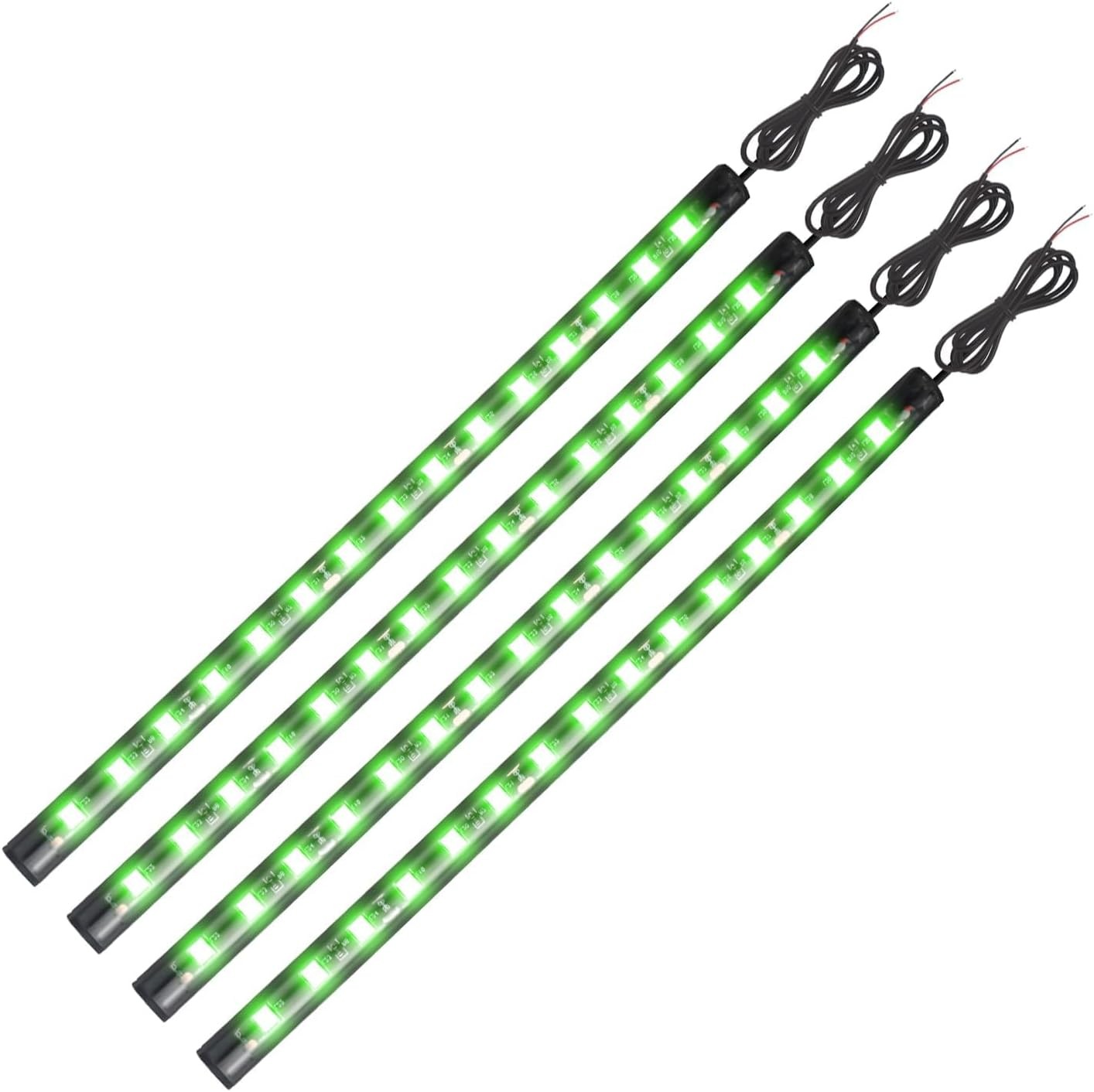Green Led Strip Lights for Cars, 10.6 inch 27CM 5050 15 SMD Water Color: Green