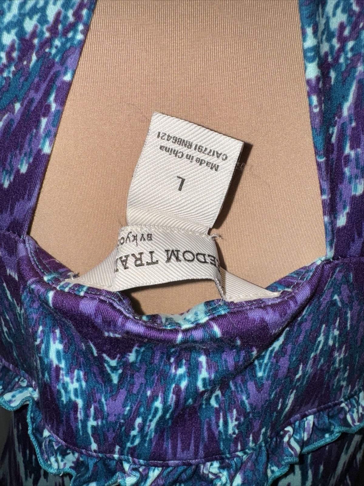 Freedom Trail By Kyodan Athletic Dress Built In Bra Size Large Racerback